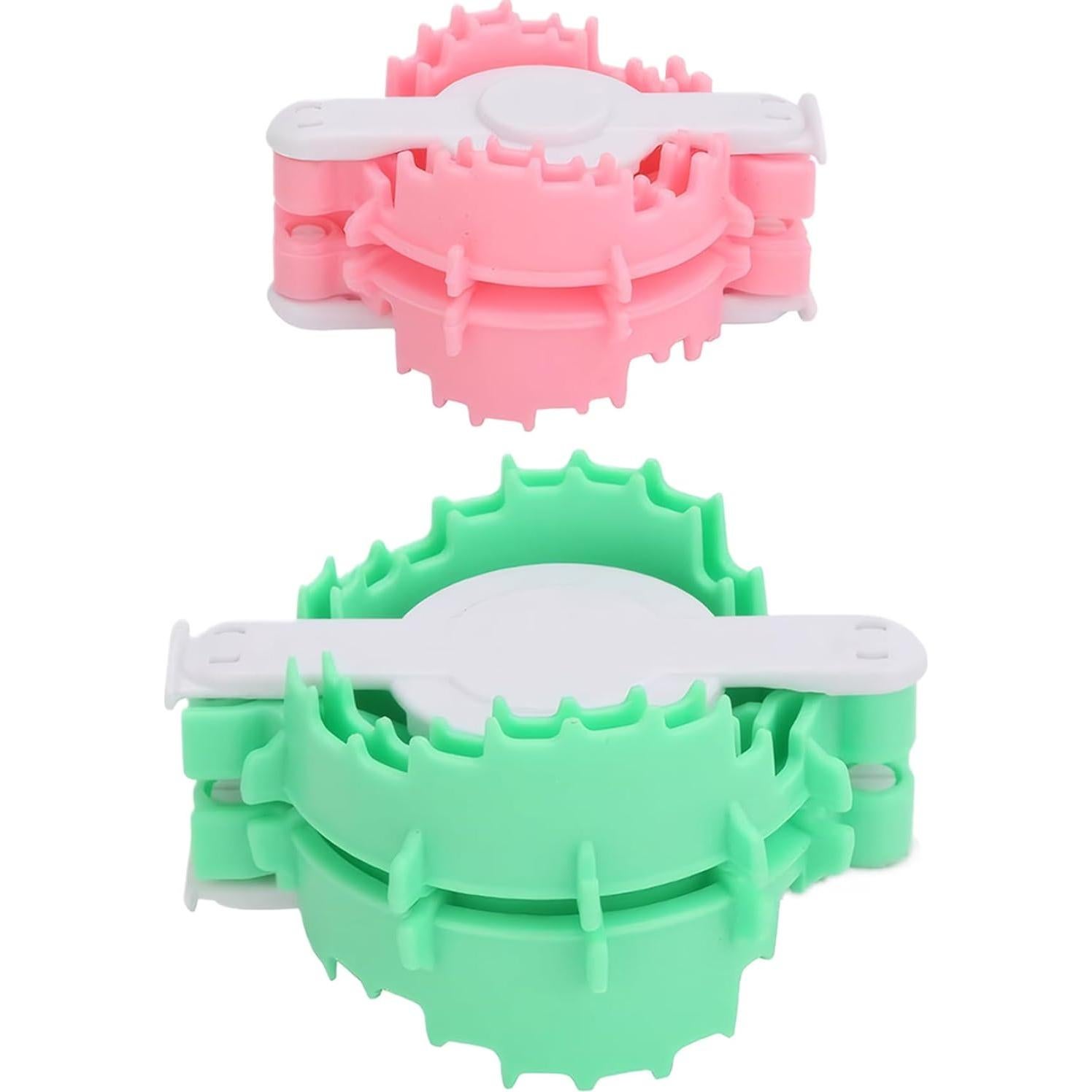 Hacedor de Pompones 2Pcs Pesoncarl - Pequeño y Grande