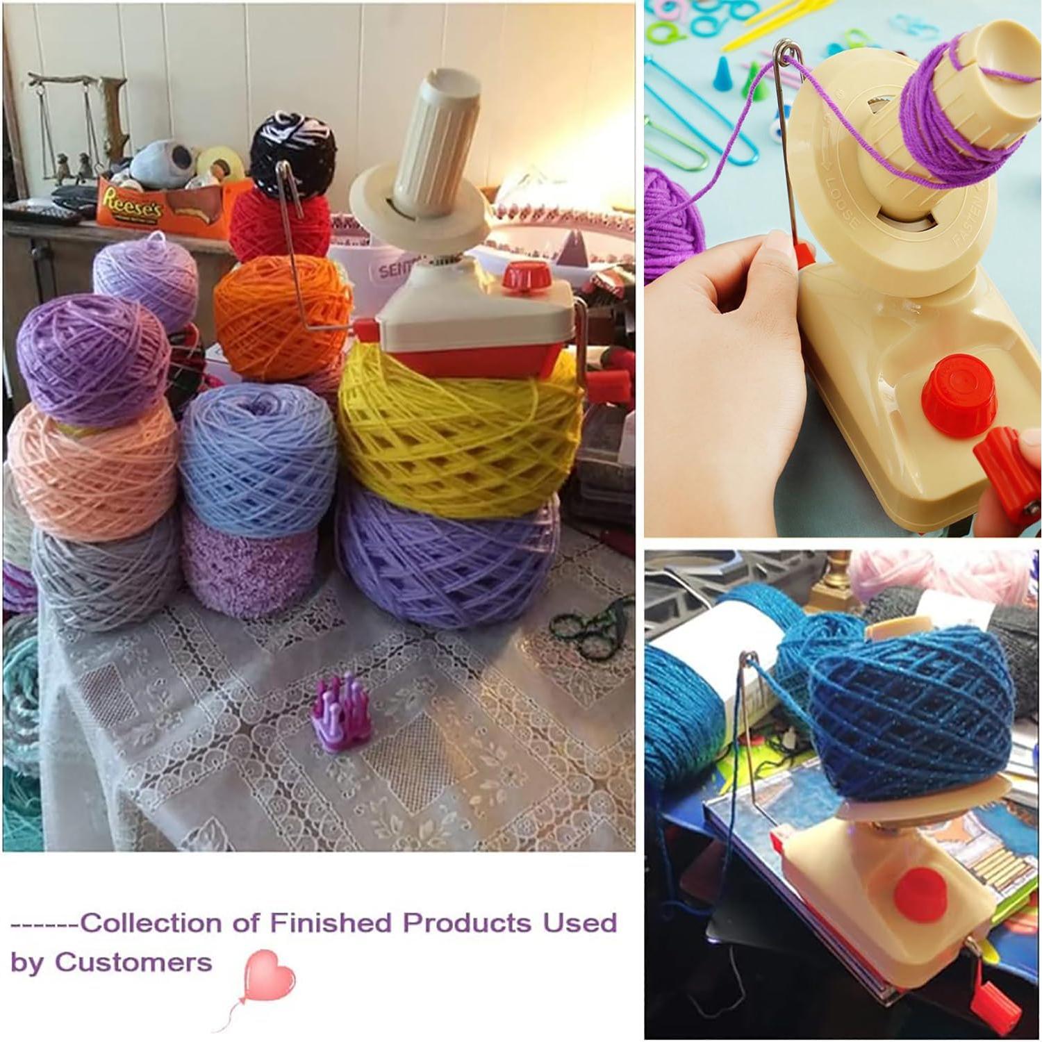 Enrollador de Ovillos Knewmart con Tijeras y Agujas - 26 Piezas