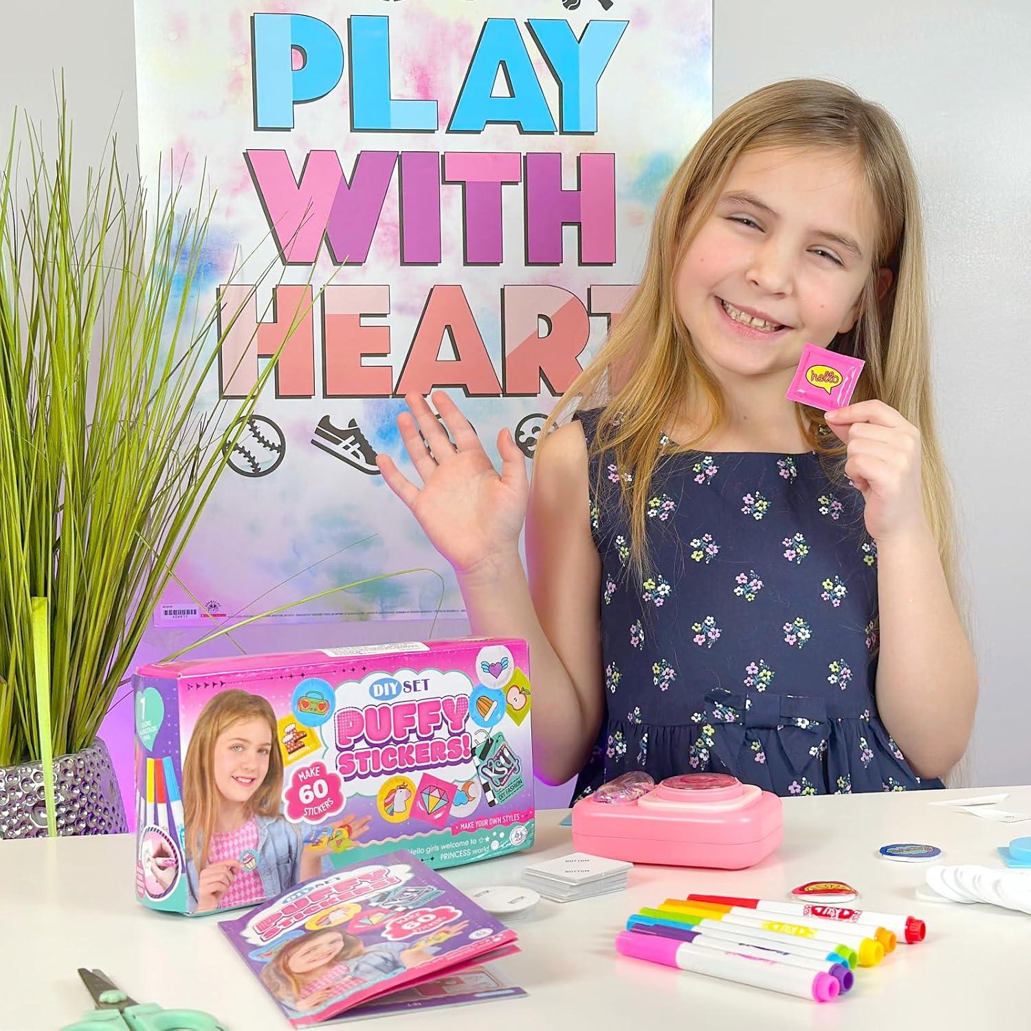 Kit de Stickers Puffy 3D Hewaurorion - 60 Piezas para Niños