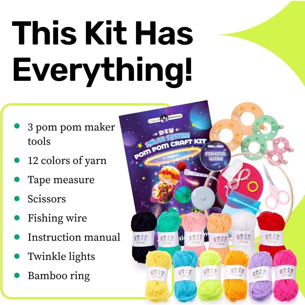 Kit de Manualidades Sistema Solar DIY Original Stationery 430g