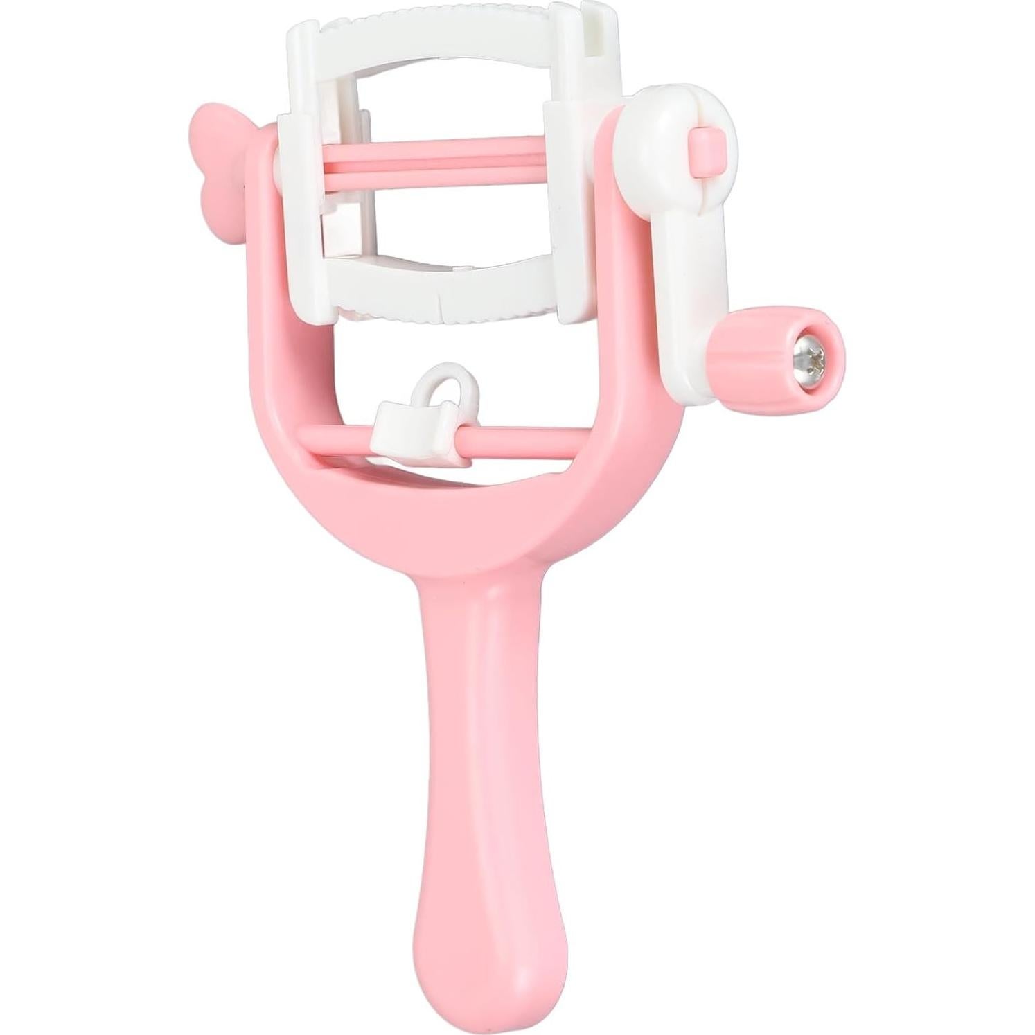 Devanador de Hilo Manual Culnflun - Hacedor de Borlas Rosa 13x16cm