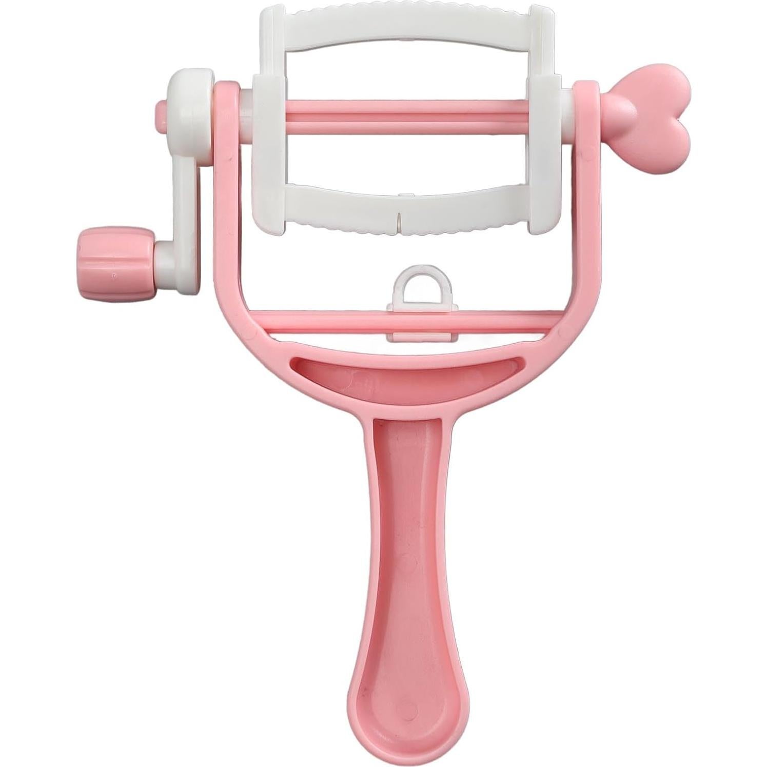 Devanador de Hilo Manual Culnflun - Hacedor de Borlas Rosa 13x16cm