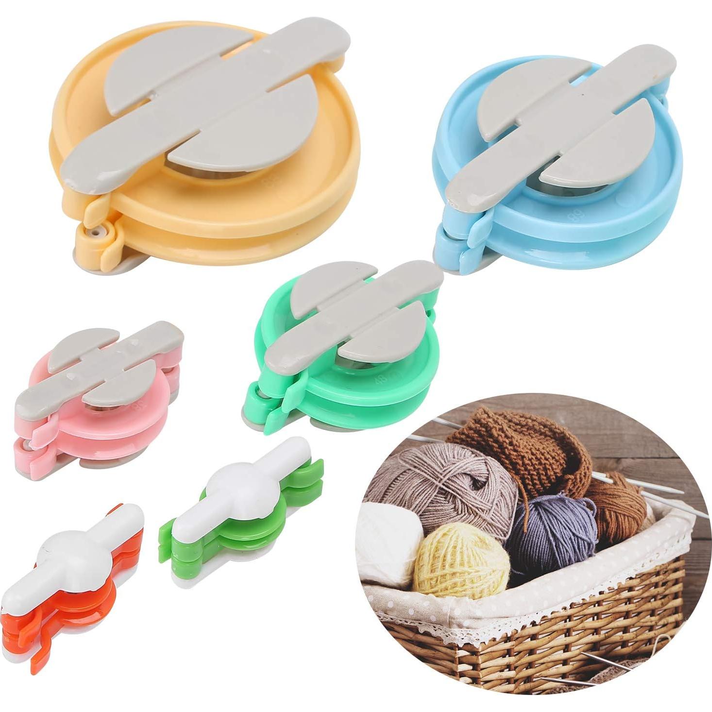 Hacedor de Pompones GLOGLOW 6 Piezas - Herramienta de Tejido