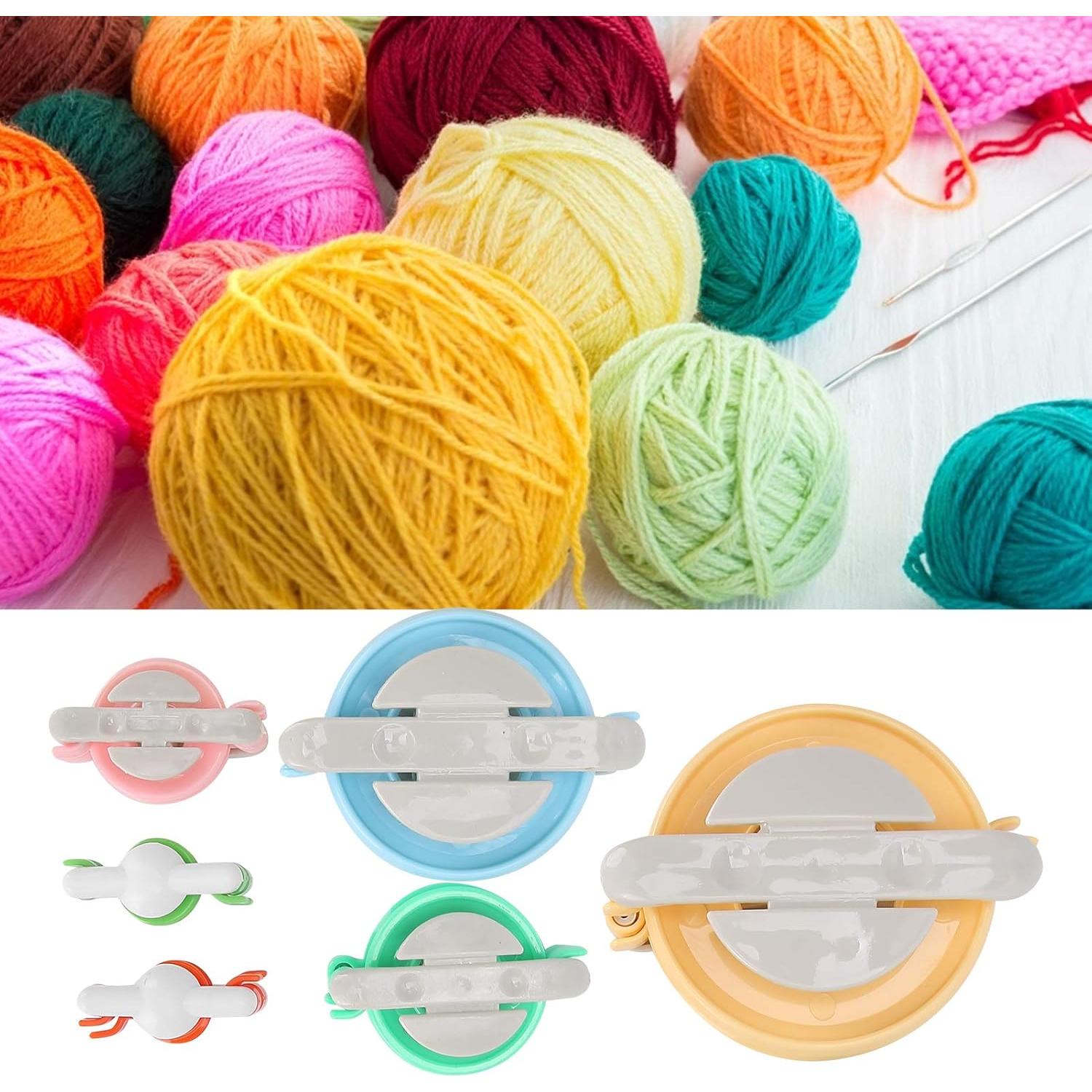 Hacedor de Pompones GLOGLOW 6 Piezas - Herramienta de Tejido