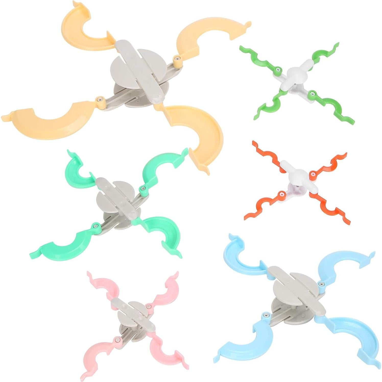 Hacedor de Pompones GLOGLOW 6 Piezas - Herramienta de Tejido