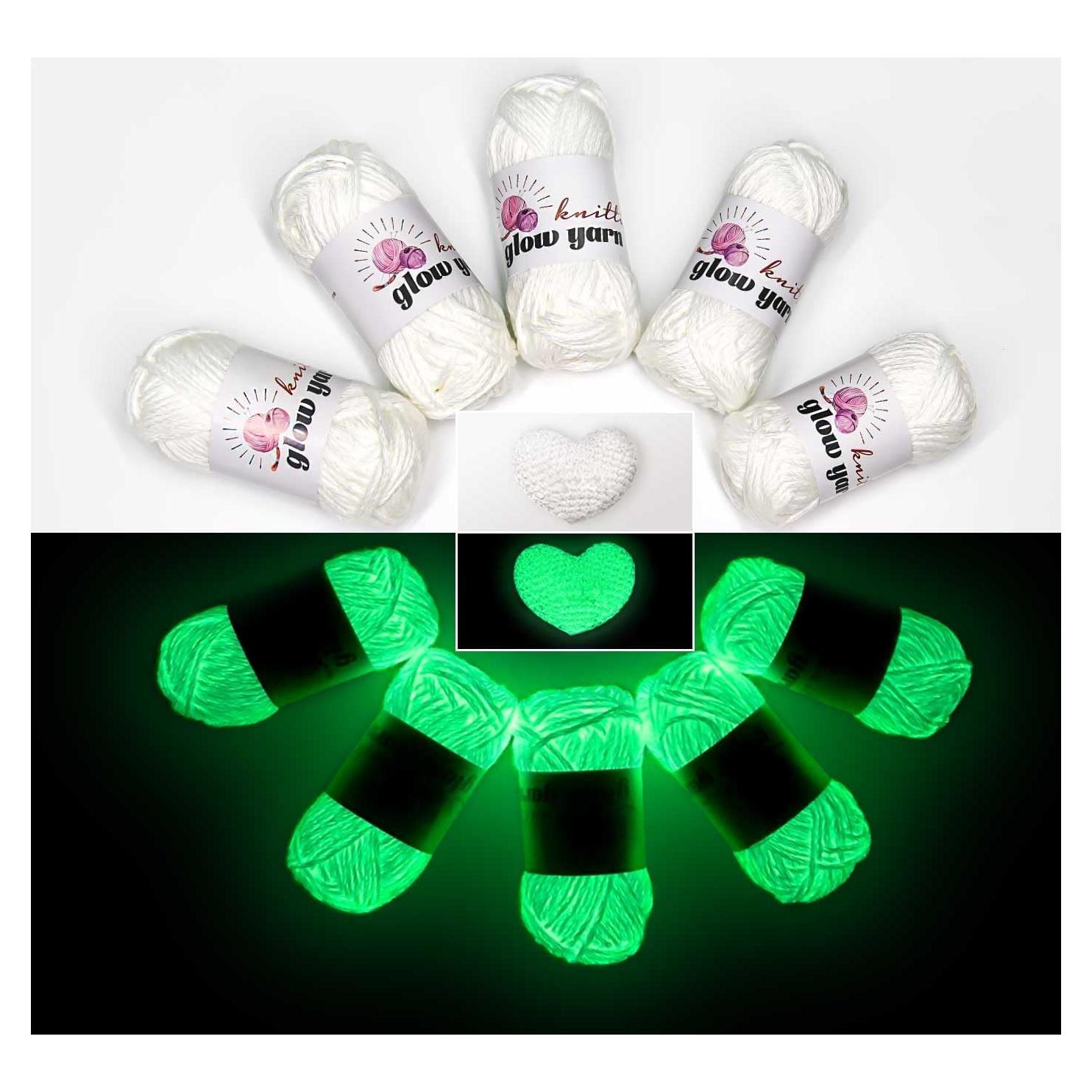 Hilo Brillante en la Oscuridad Bulingbuling 260g 273m Blanco