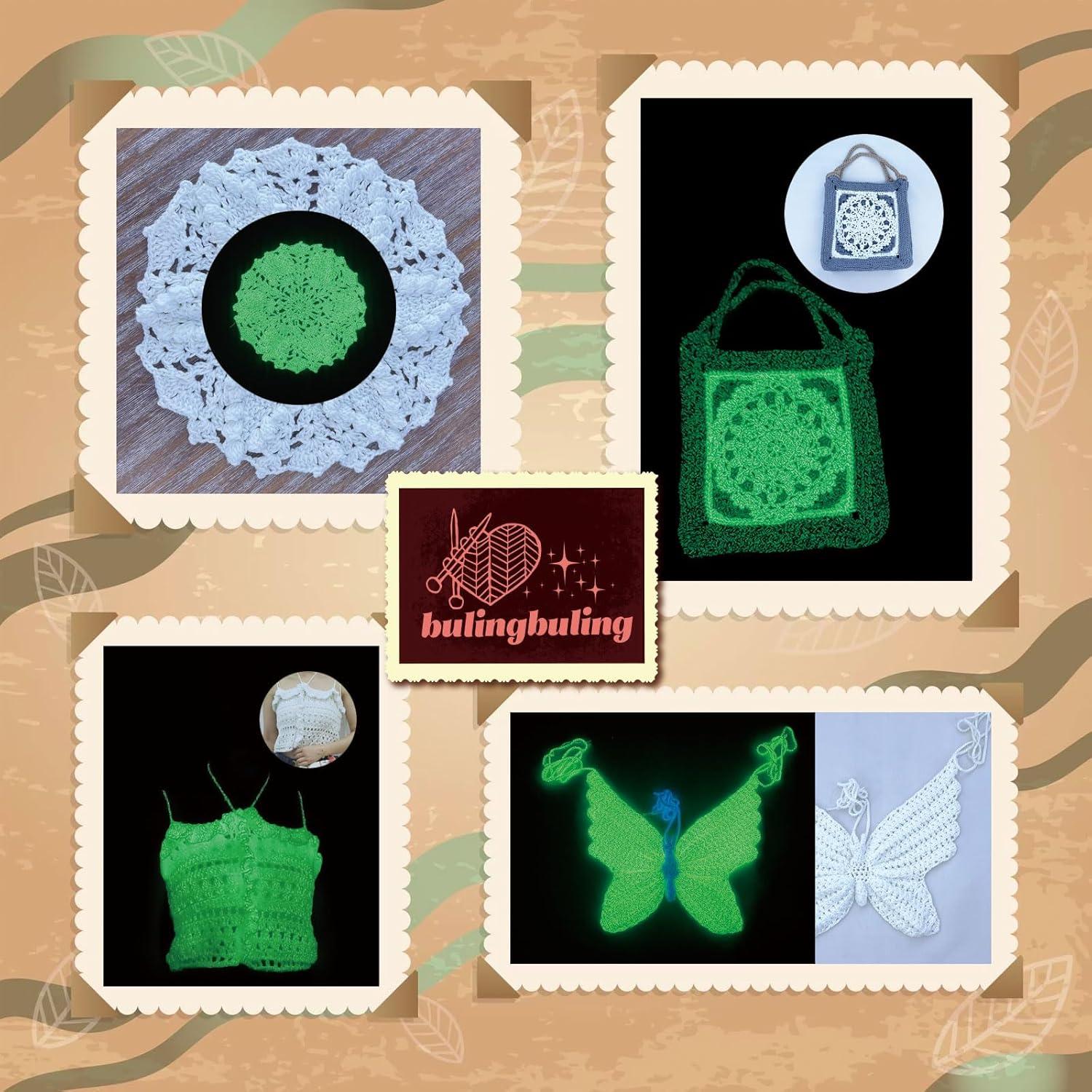 Hilo Brillante en la Oscuridad Bulingbuling 260g 273m Blanco