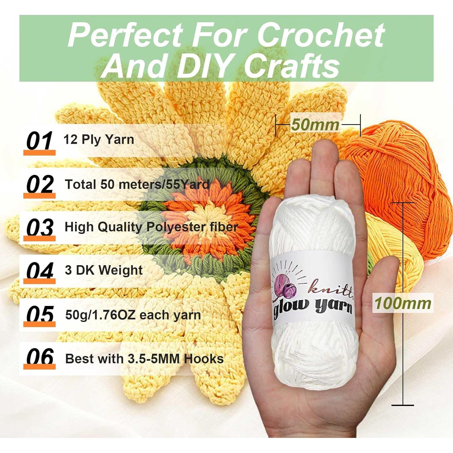 Hilo Brillante en la Oscuridad Bulingbuling 260g 273m Blanco