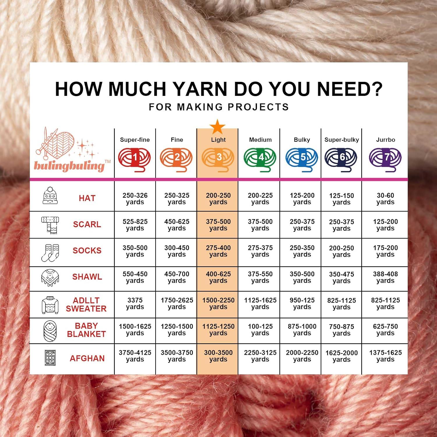 Hilo Brillante en la Oscuridad Bulingbuling 260g 273m Blanco