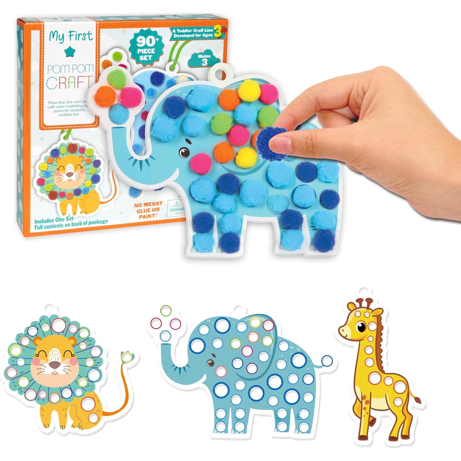 Kit de Manualidades con Pom Pom Creative Kids - Animales