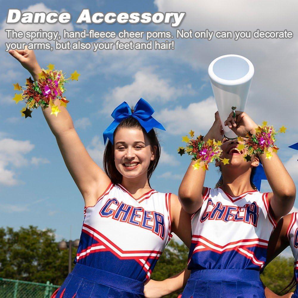 20 Accesorios de Muñeca Pom Poms Coloridos Luxylei 12-15cm