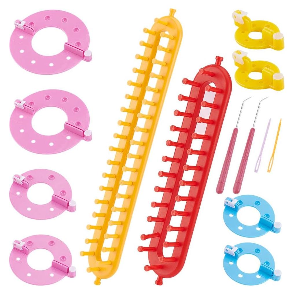 Telar de Tejer HOBBIESAY Kit Completo para Bufandas 34.5cm