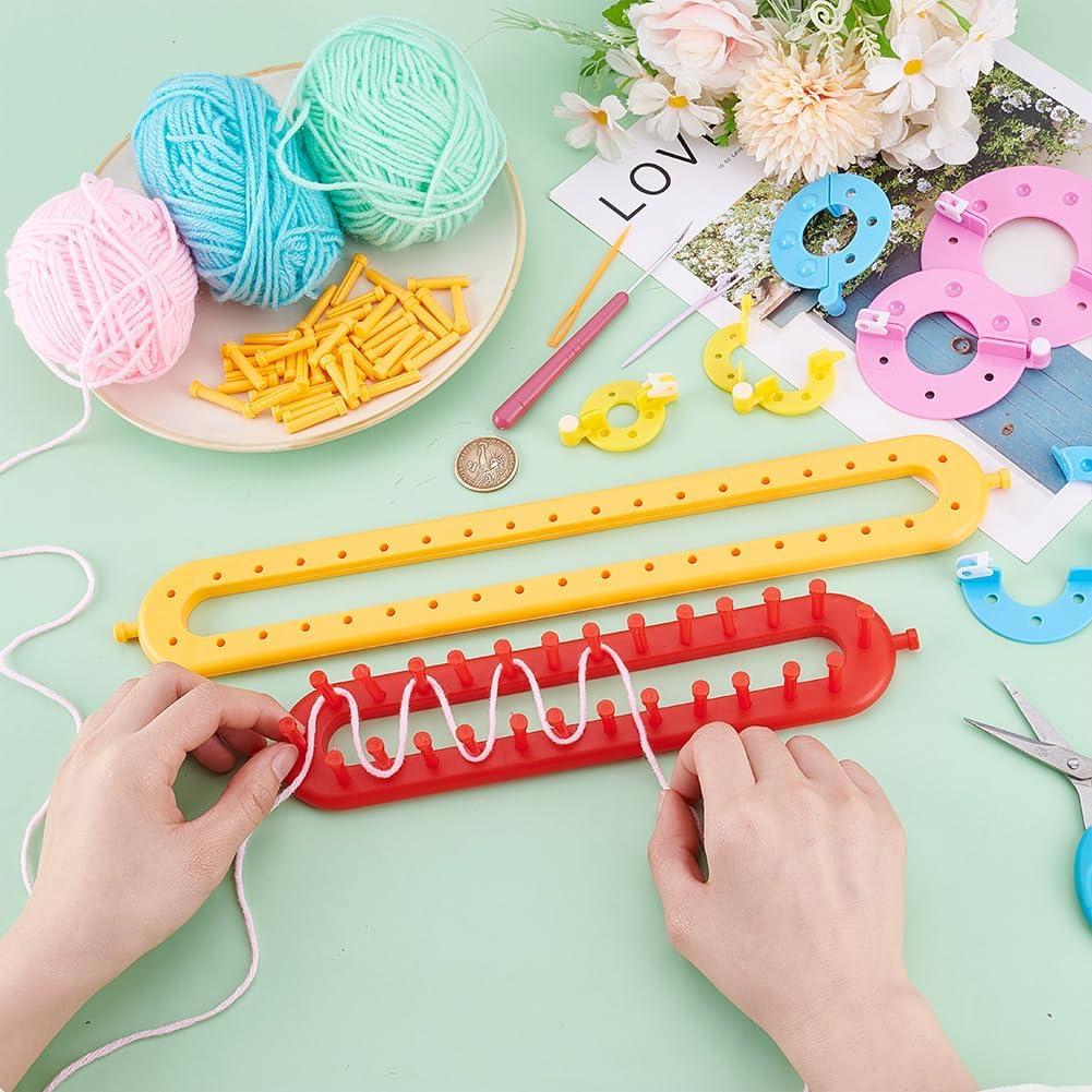 Telar de Tejer HOBBIESAY Kit Completo para Bufandas 34.5cm