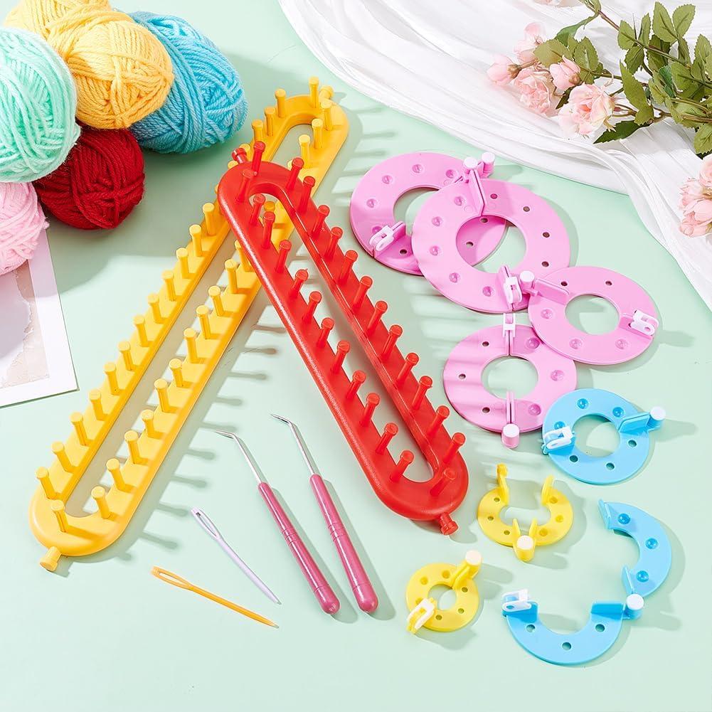 Telar de Tejer HOBBIESAY Kit Completo para Bufandas 34.5cm