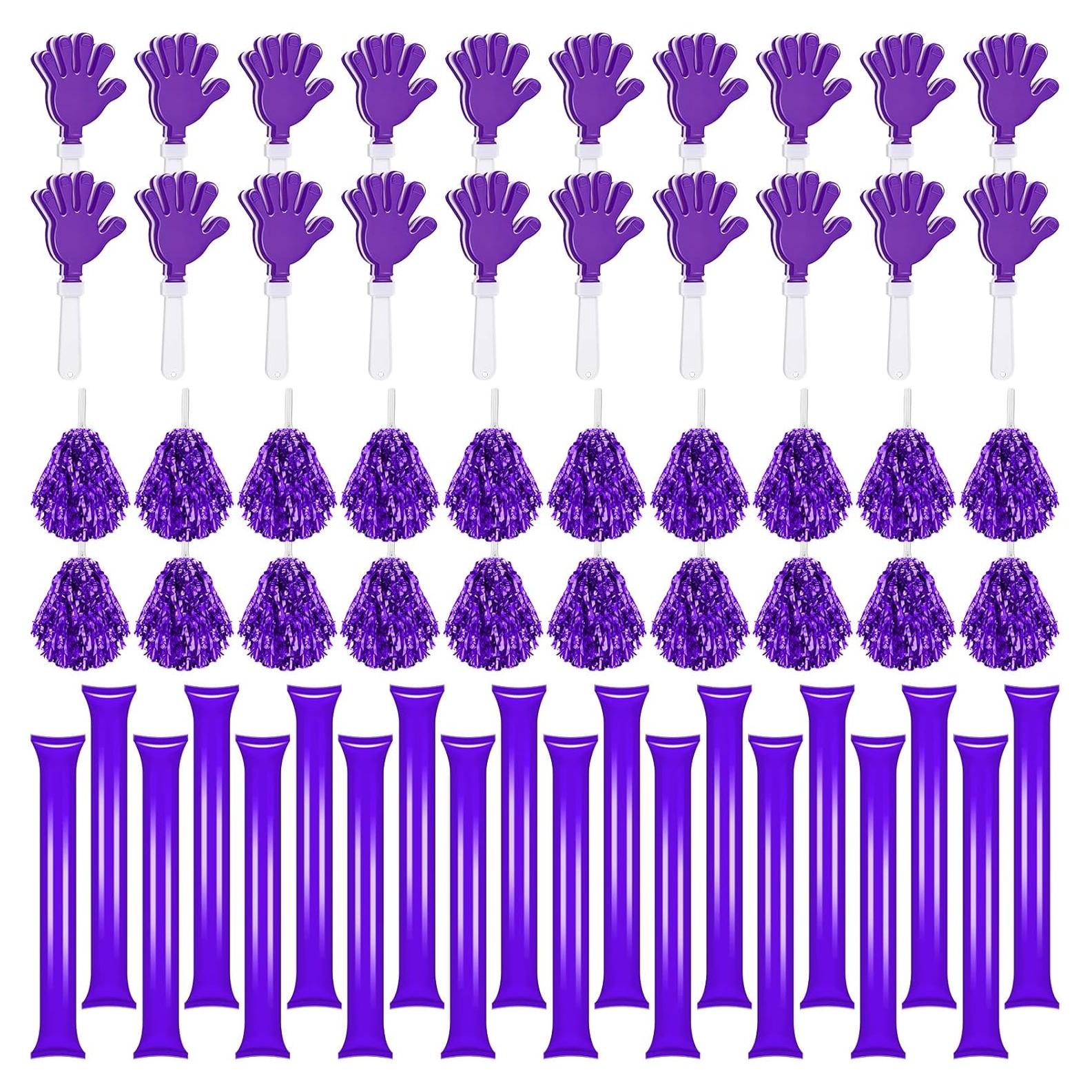 60 Accesorios de Animación Sosation - Pompones, Aplaudidores y Palos de Trueno