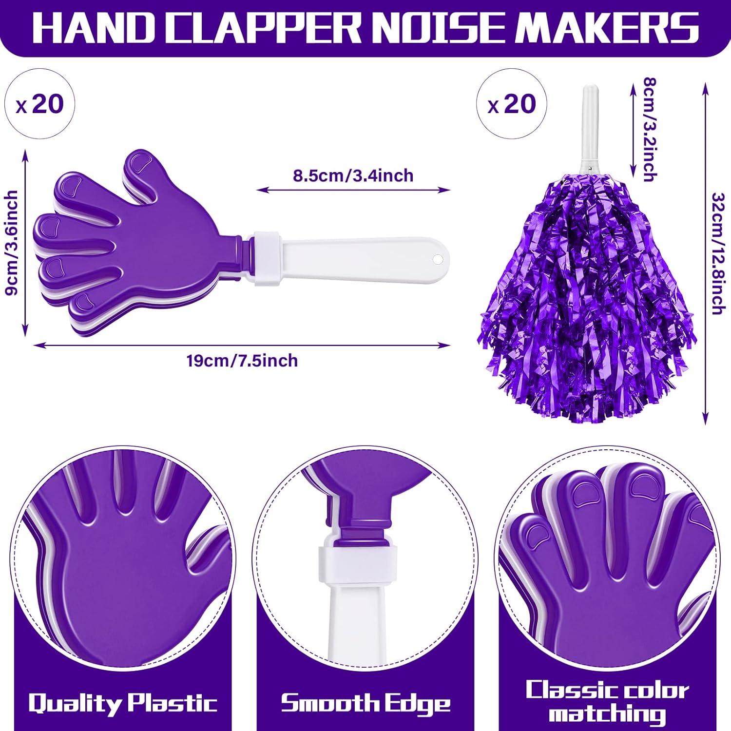 60 Accesorios de Animación Sosation - Pompones, Aplaudidores y Palos de Trueno