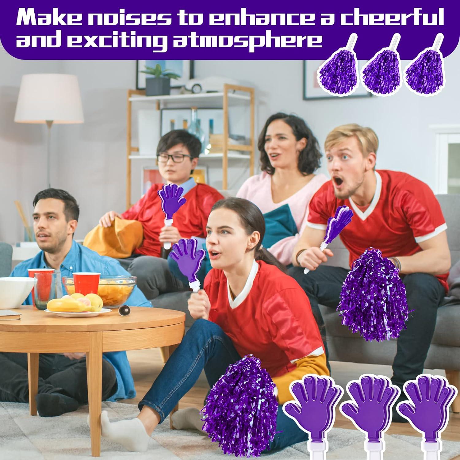 60 Accesorios de Animación Sosation - Pompones, Aplaudidores y Palos de Trueno