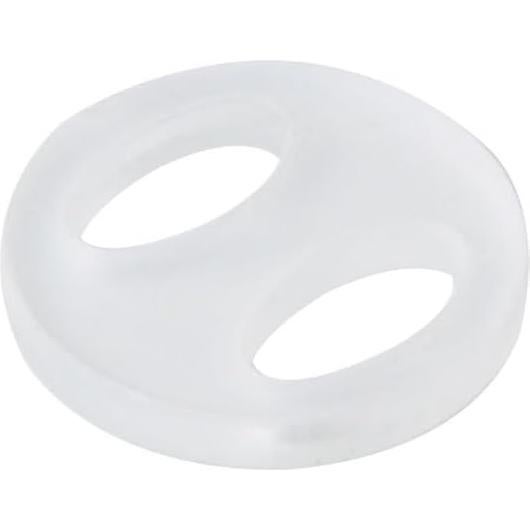 10 Piezas Botones Pom Pom Acrílico DGBRSM 20mm Transparente