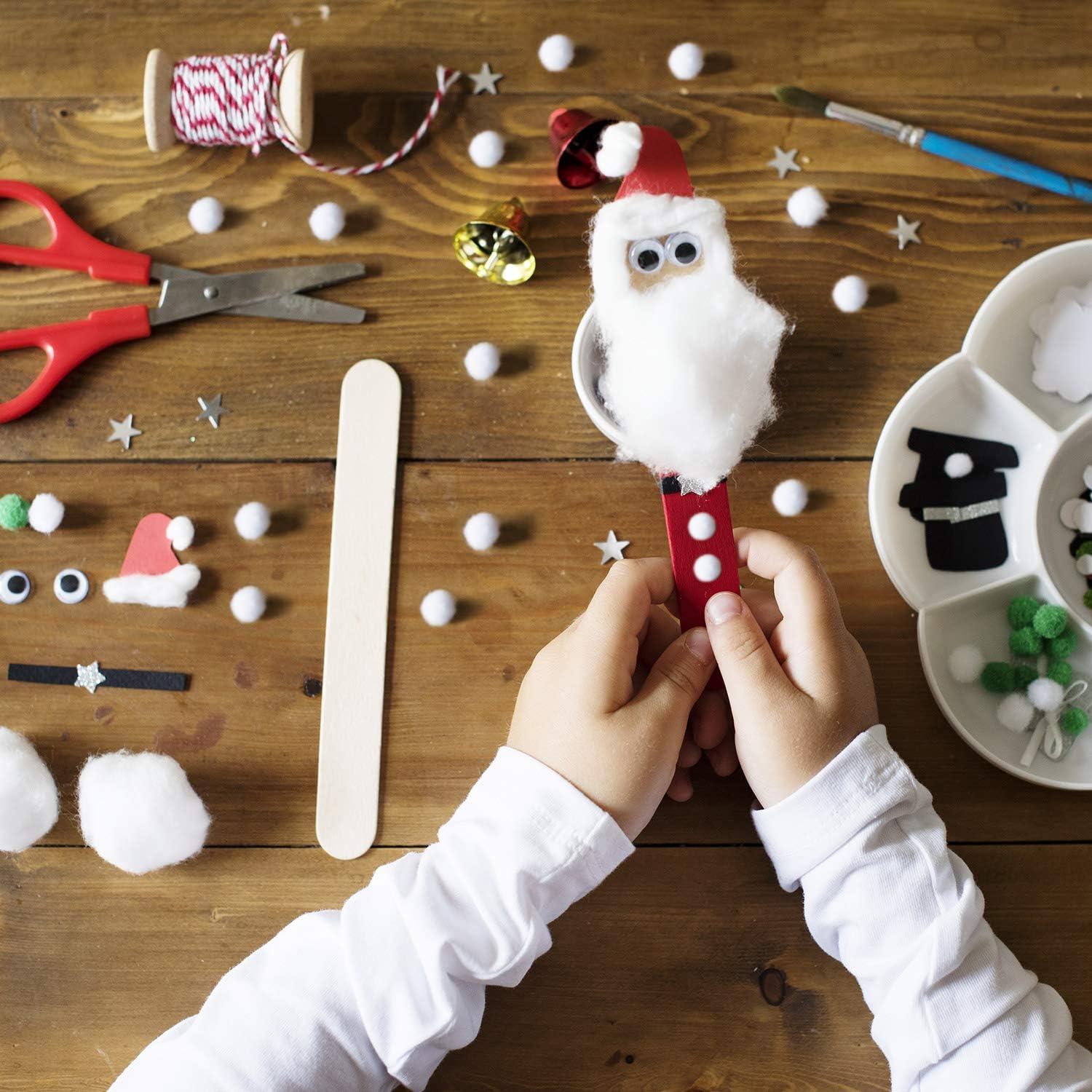 Pom Poms Blancos Shappy 2000 Piezas 6 mm Manualidades Navidad