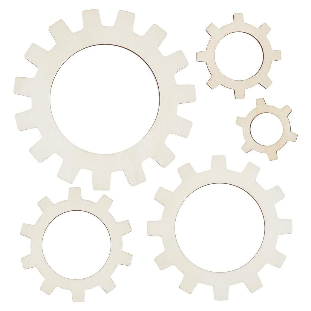 Telar Redondo de Madera BENECREAT 5 Piezas para Tejer Flores