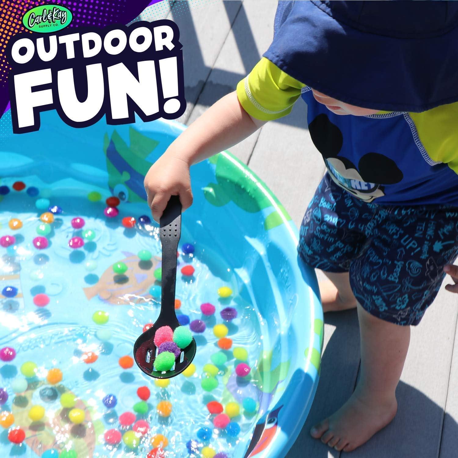 Carl & Kay 300 Pom Poms 2.54 cm y 50 Ojos Móviles para Manualidades