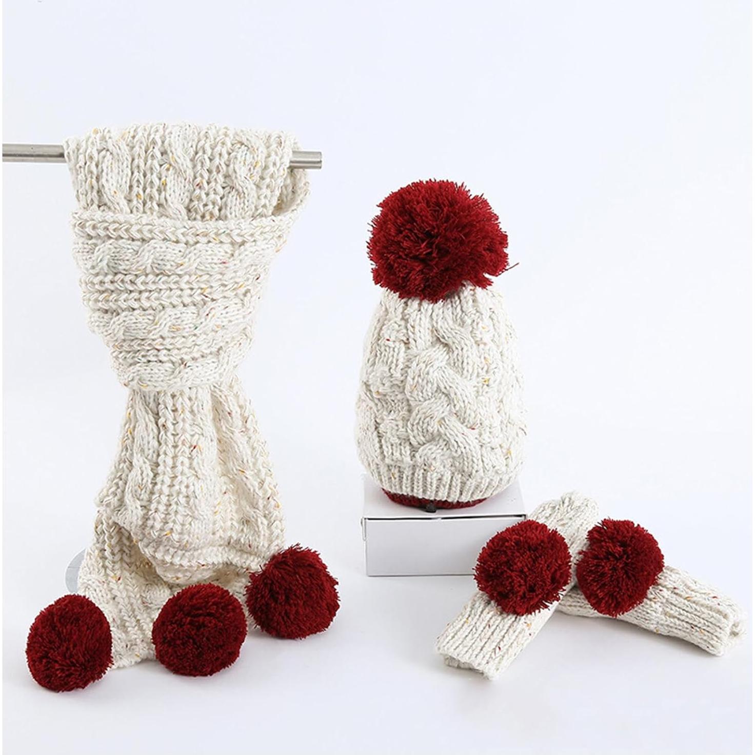 16 Pompones de Hilo Acrílico 8CM para Manualidades DIY