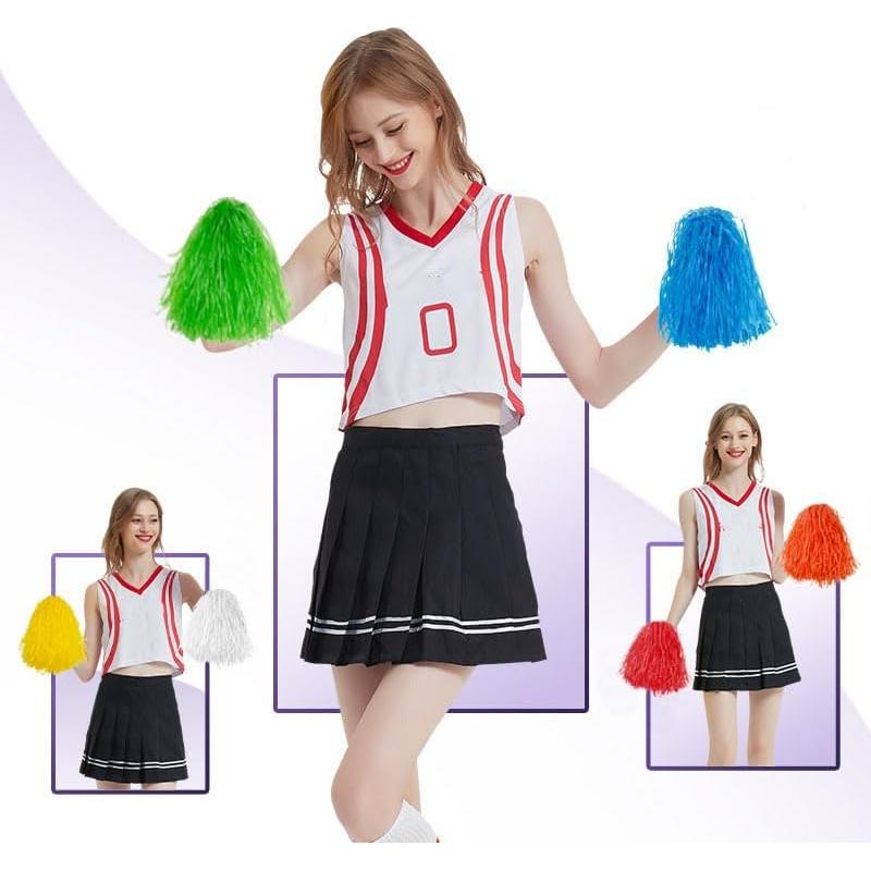 Pom Poms de Animación Hooshing 12 Piezas Multicolor para Deportes