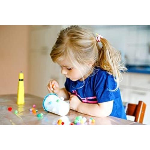 Set de 1500 Pom Poms Multicolor 1 cm y Ojos Móviles Incraftables