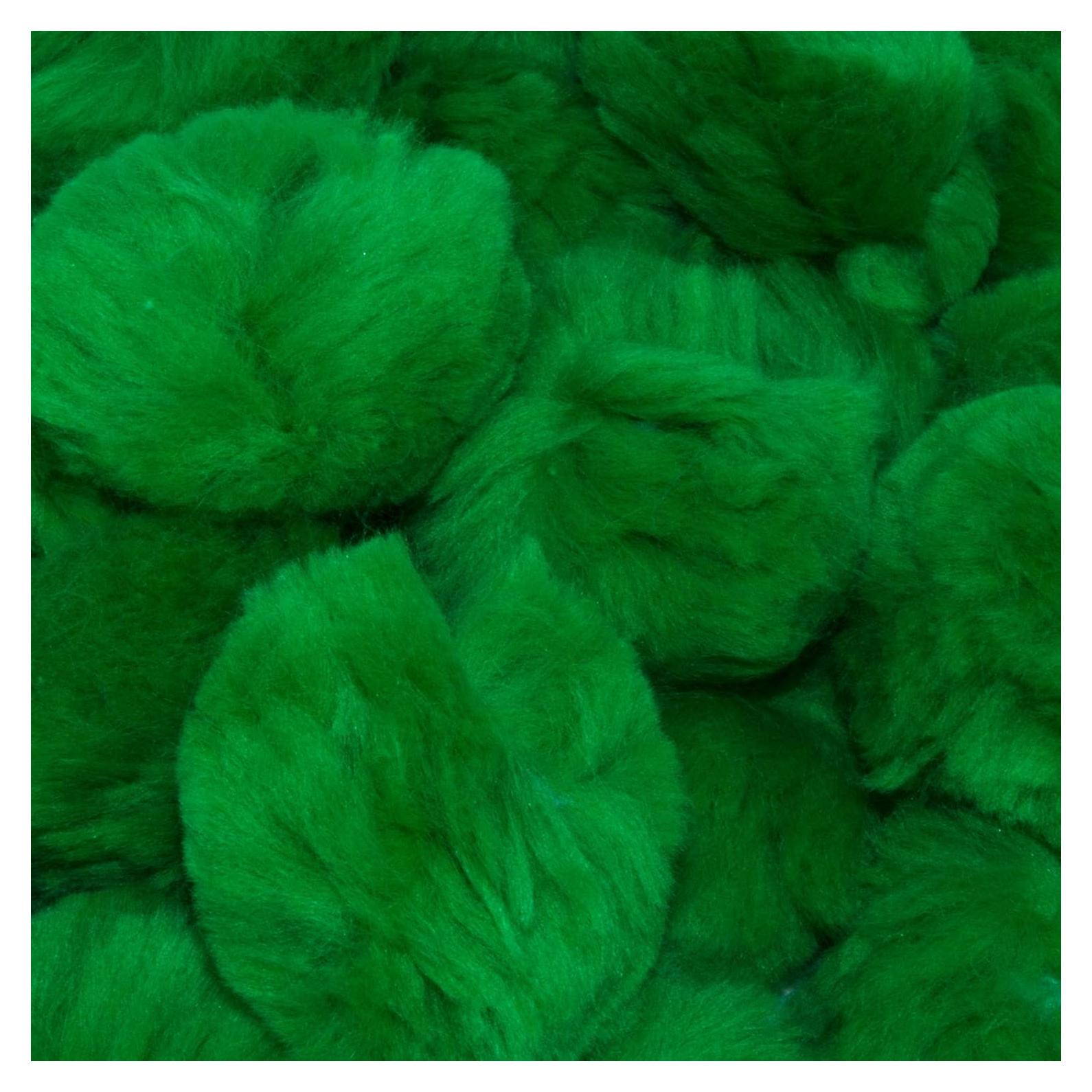 Pom Poms Grandes Verde Kelly 6.35 cm 15 Piezas Art Cove