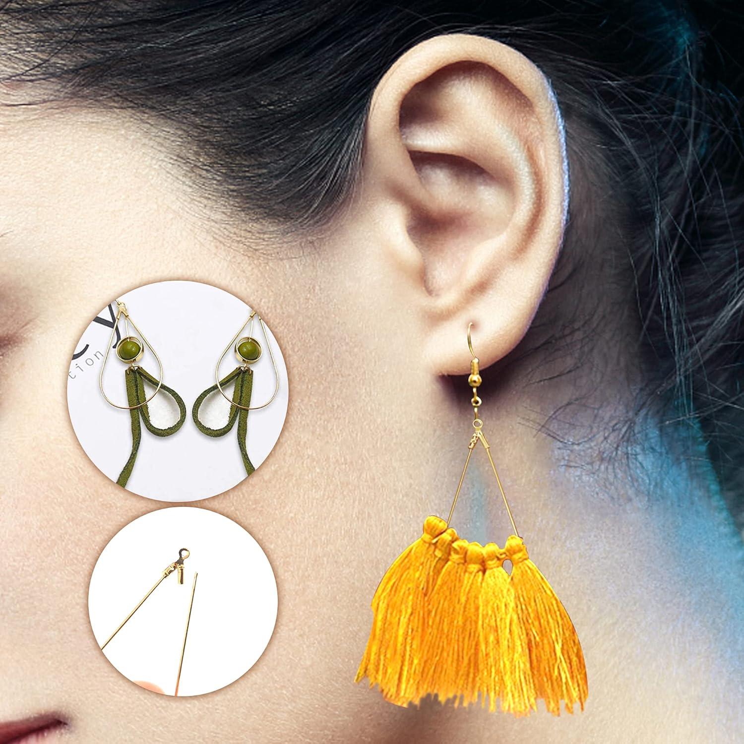 Kit de Fabricación de Pendientes ZHAO 400PCS Oro Plata DIY