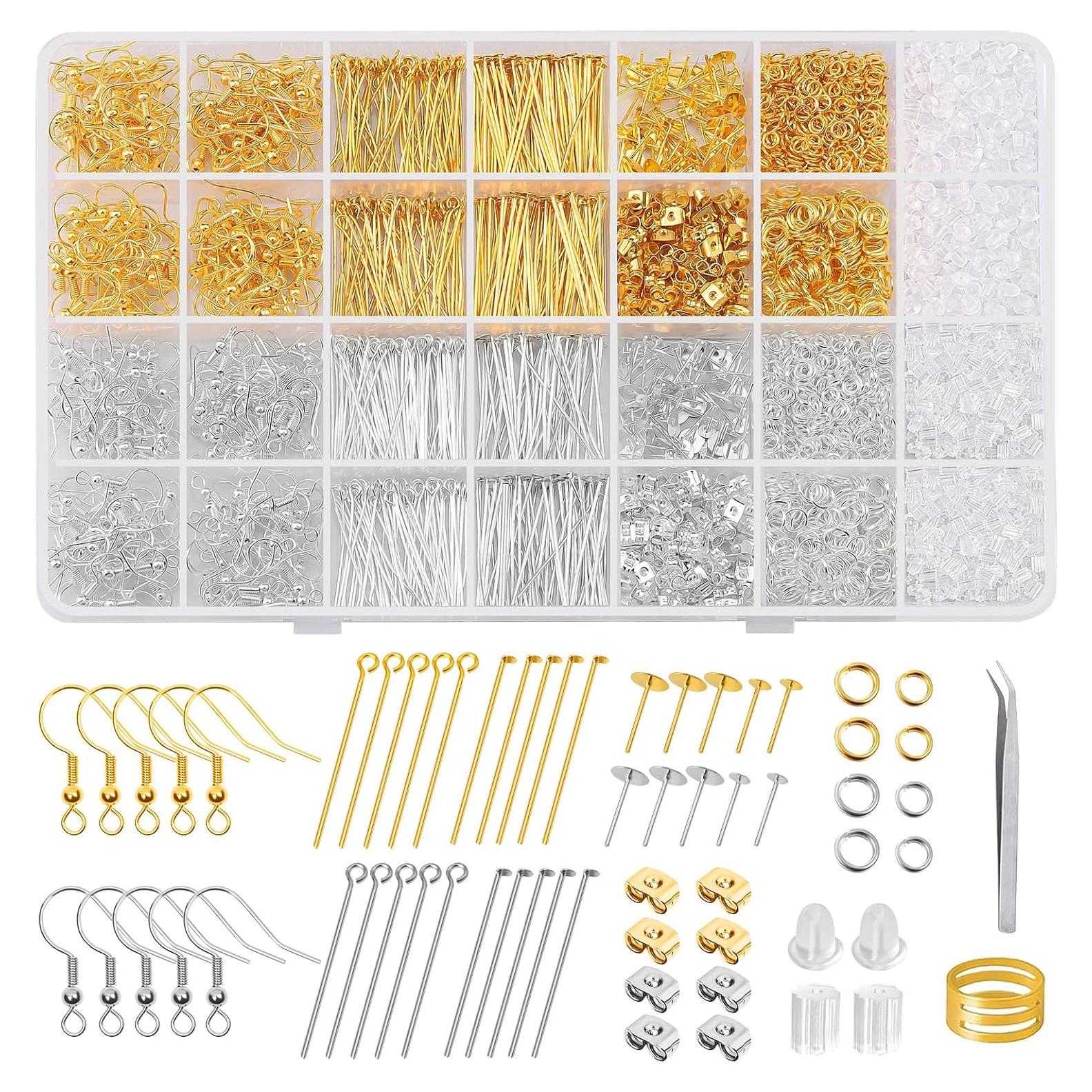Kit de Suministros para Hacer Pendientes CZWZ 3480 Piezas