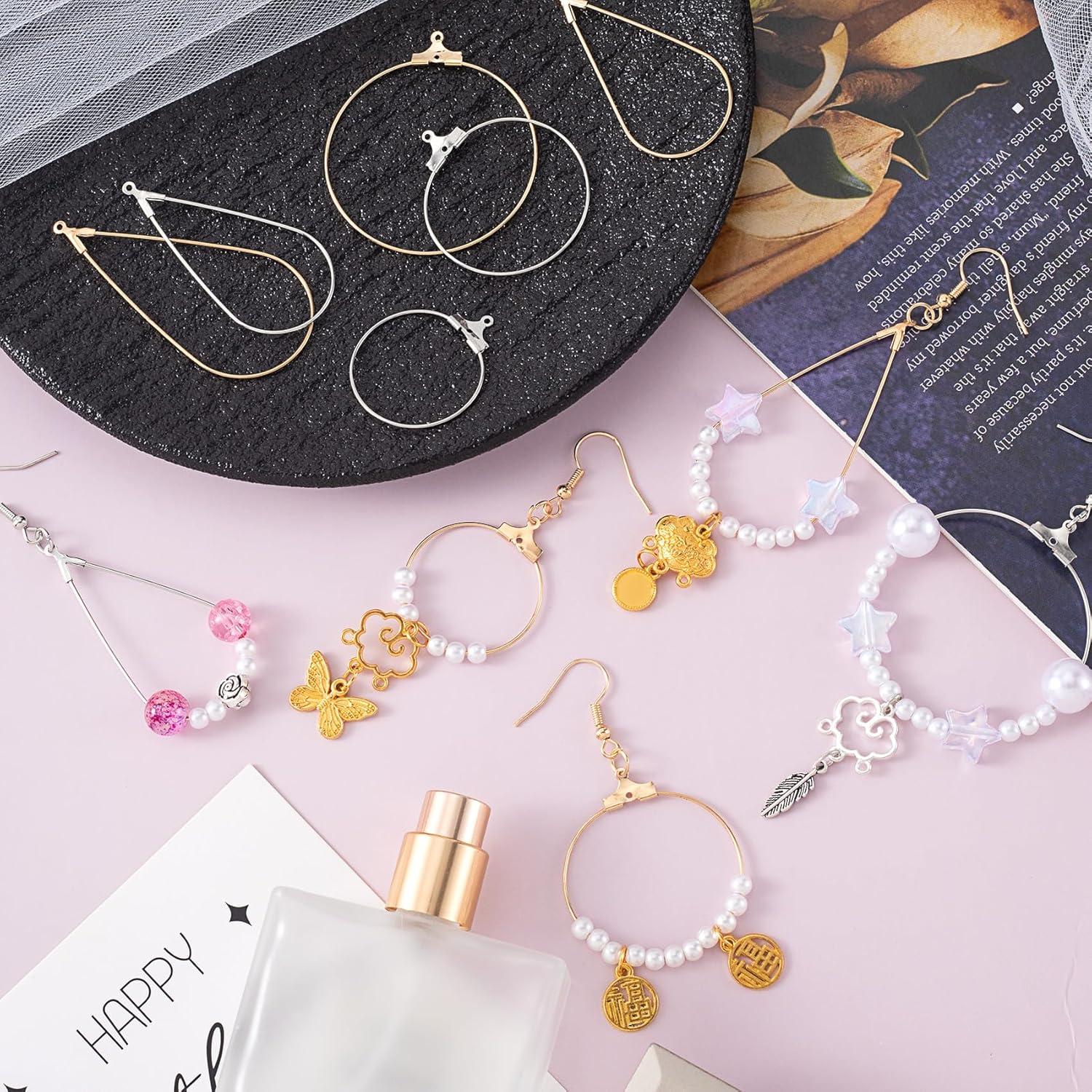 Kit 700 Accesorios para Hacer Pendientes Hipoalergénicos Pndeyo