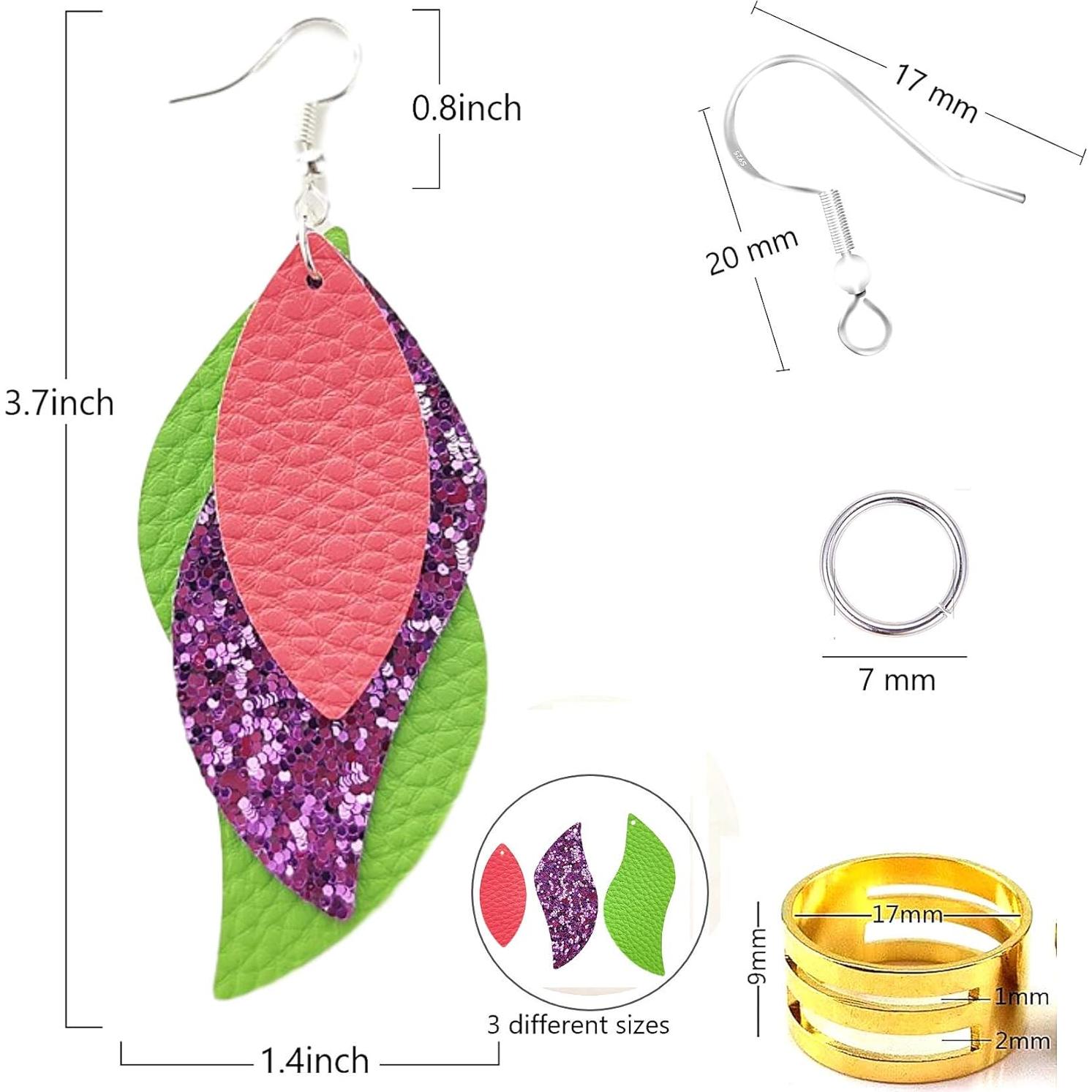 Kit de Fabricación de Pendientes AOUXSEEM 181 Piezas DIY