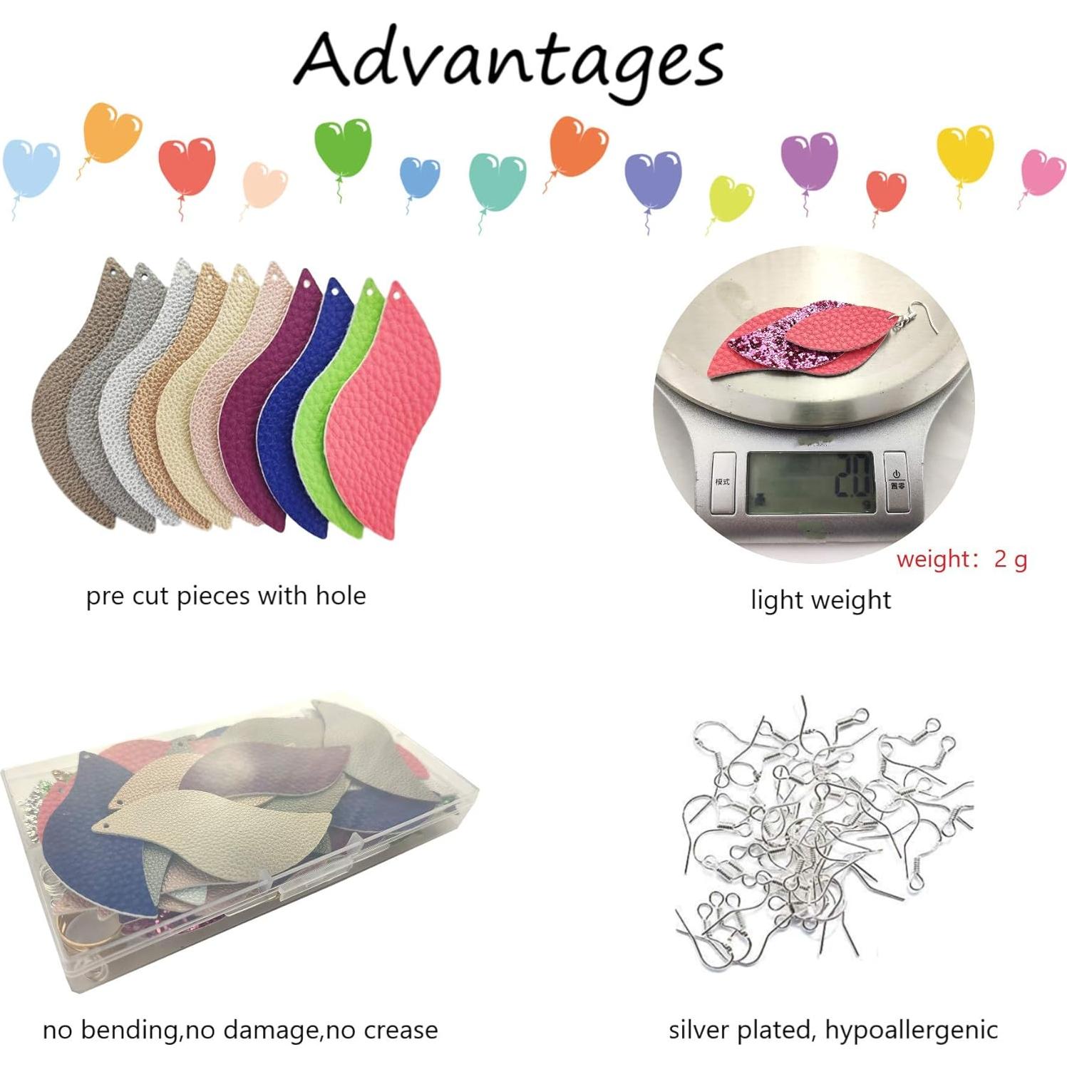 Kit de Fabricación de Pendientes AOUXSEEM 181 Piezas DIY