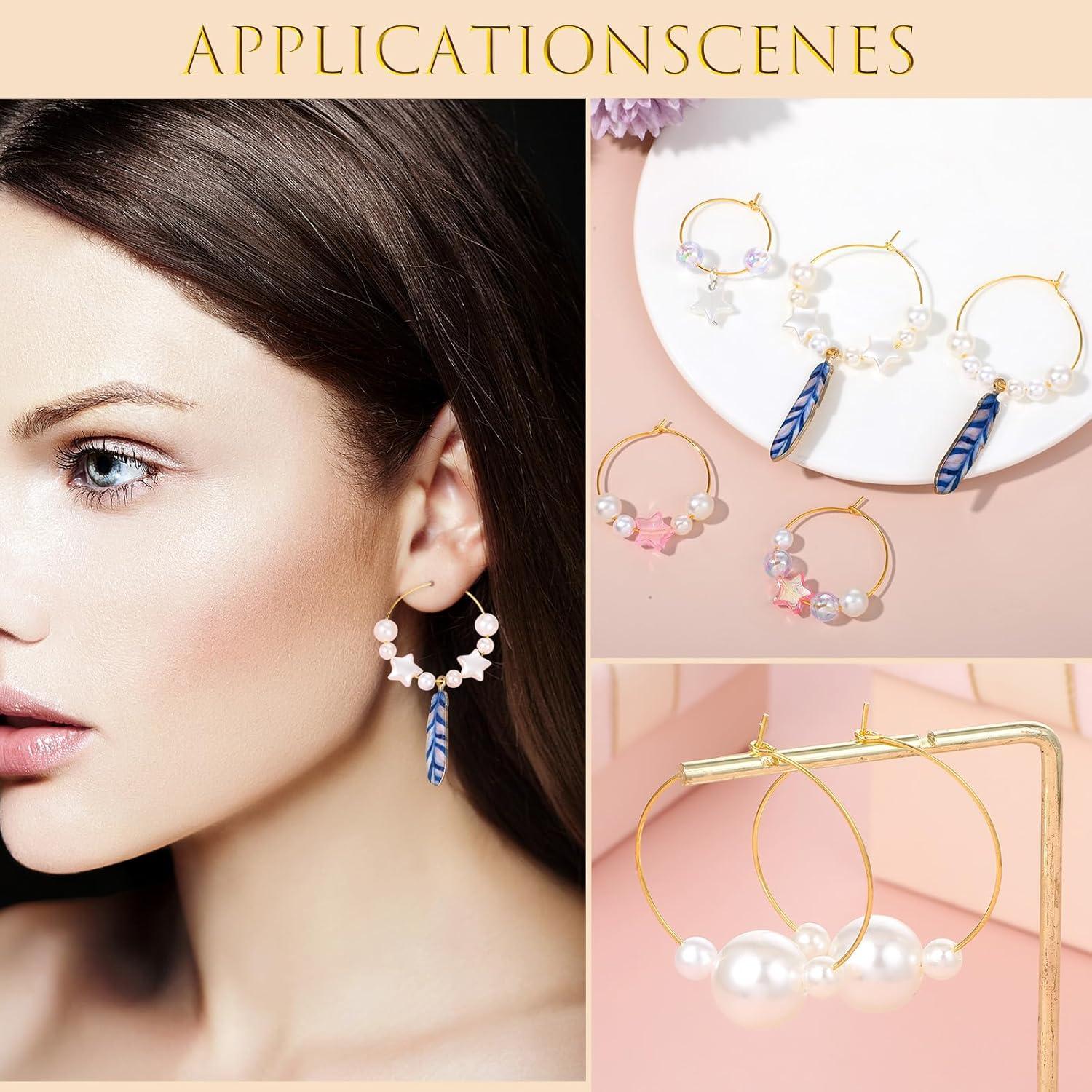 200 Aros de Pendientes de Joyería Nogeqi en Oro 20-35mm