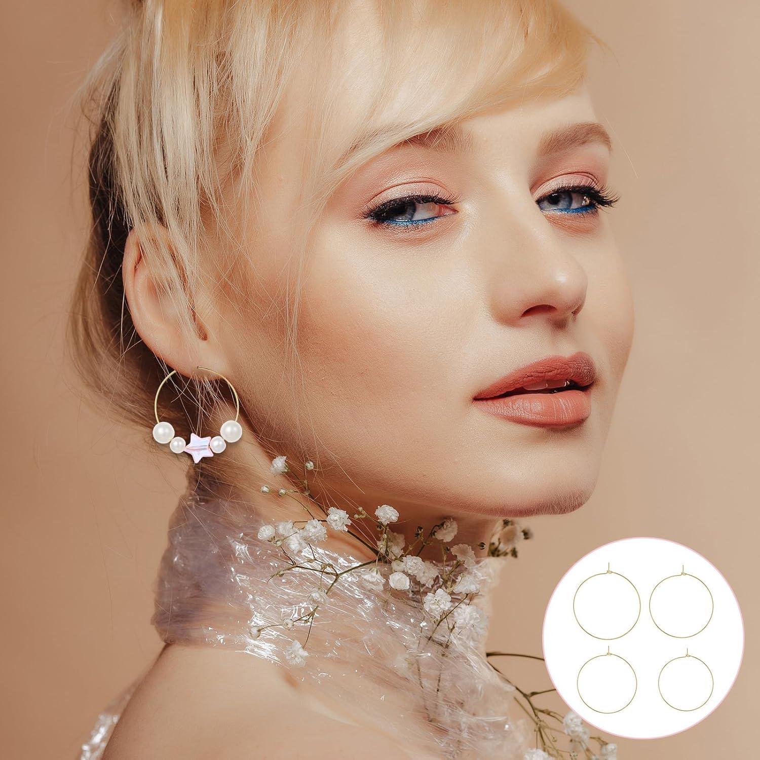 200 Aros de Pendientes de Joyería Nogeqi en Oro 20-35mm