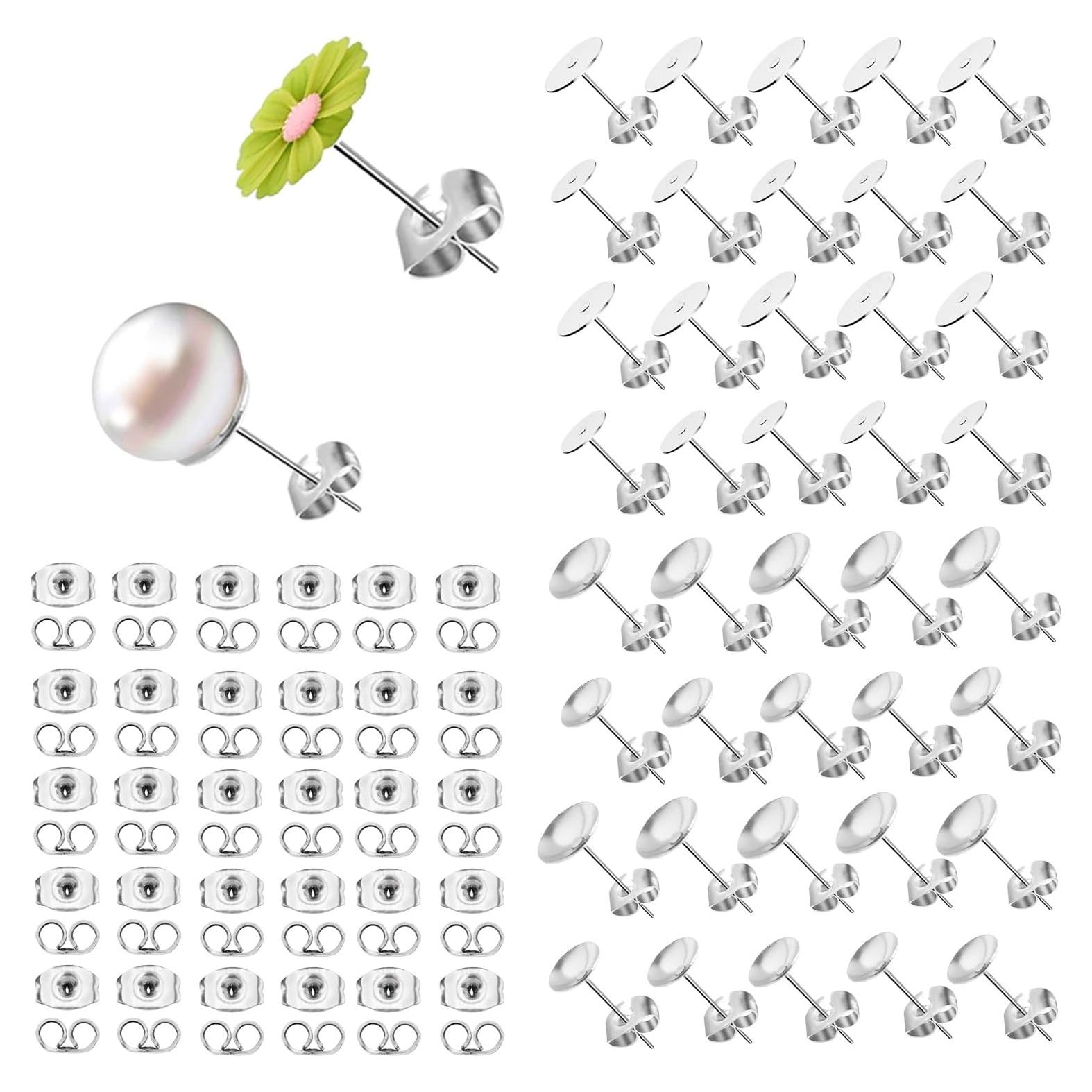 Kit de 800 Piezas para Hacer Pendientes Stino - Acero Inoxidable Hipoalergénico