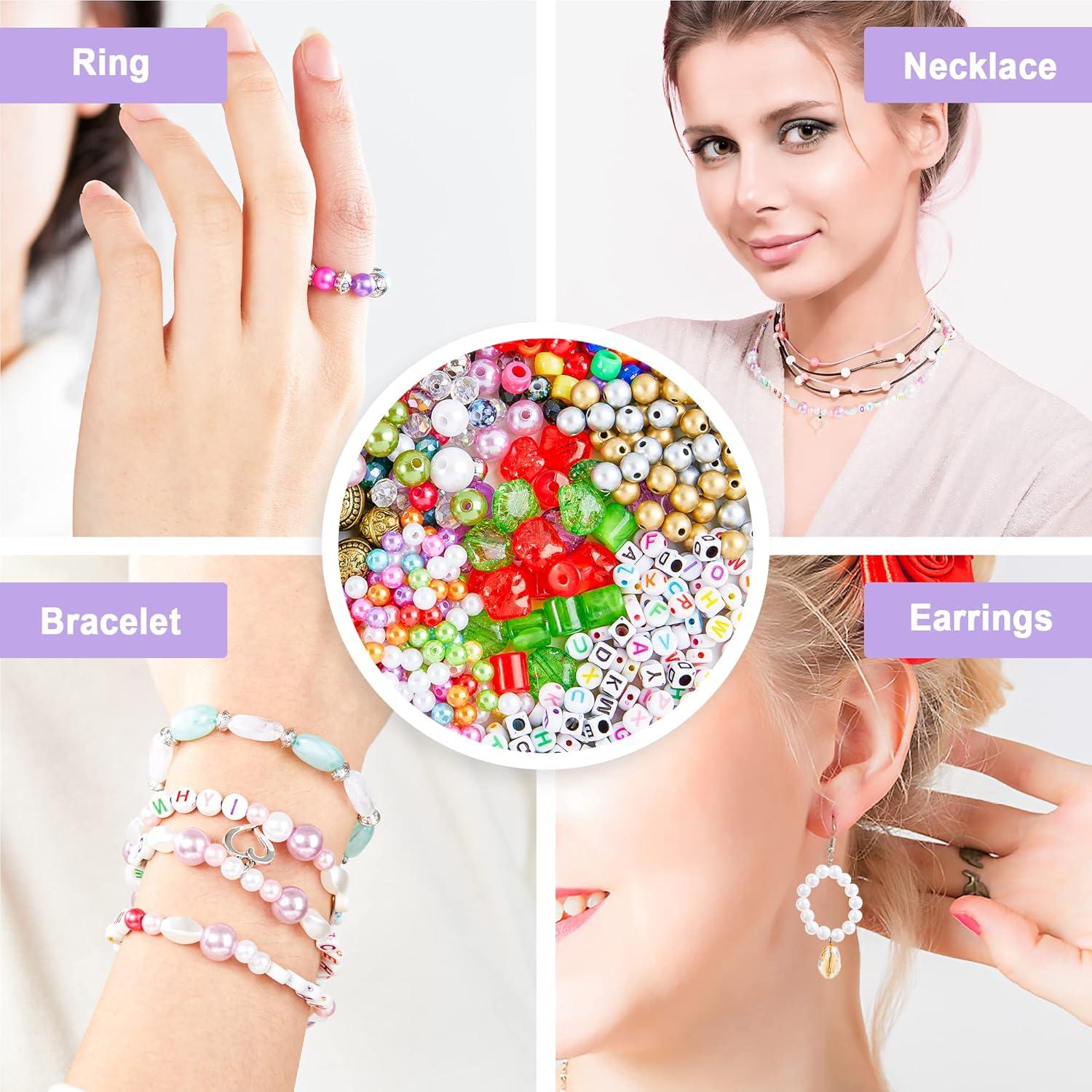 Kit de Fabricación de Joyas Inscraft 1960 Piezas Multicolor