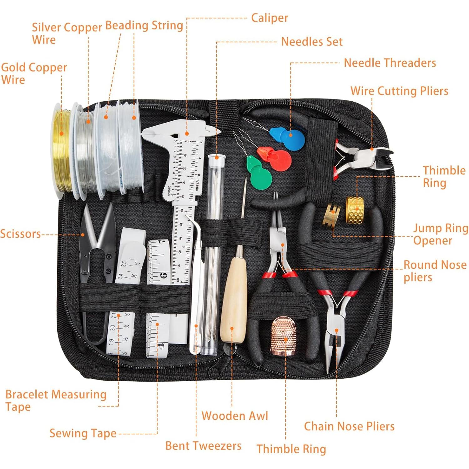 Kit de Fabricación de Joyas GTAAOY con Herramientas y Accesorios