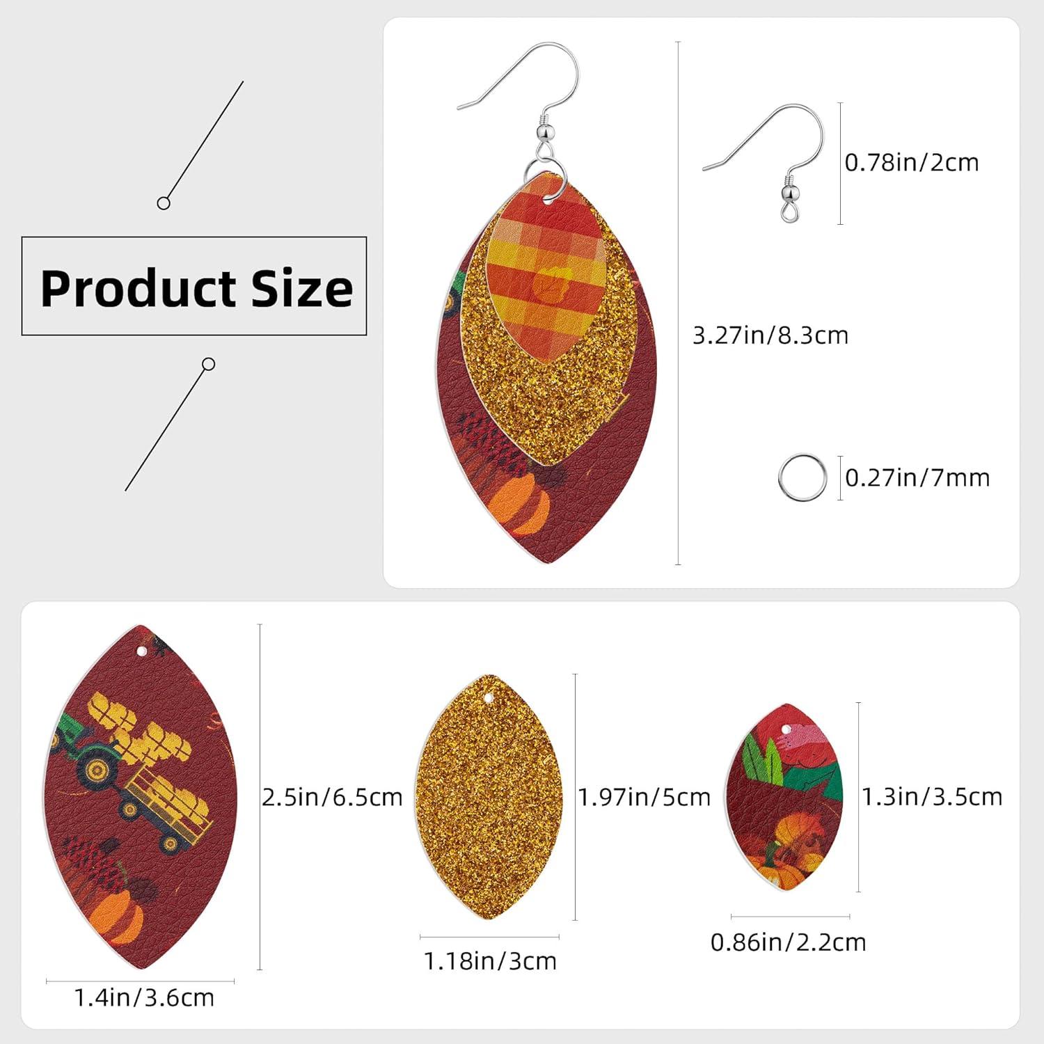 Kit de Fabricación de Pendientes AOUXSEEM 321 Piezas DIY