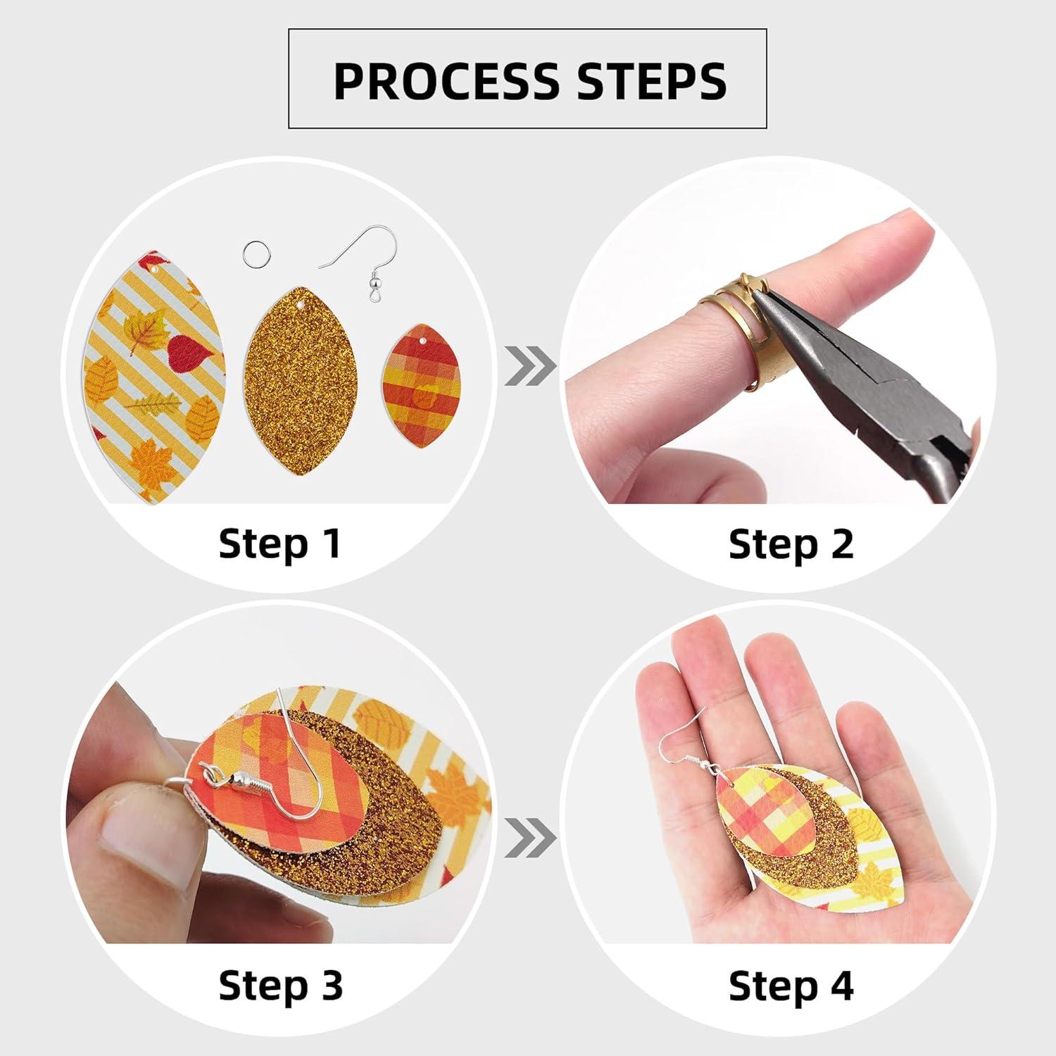 Kit de Fabricación de Pendientes AOUXSEEM 321 Piezas DIY