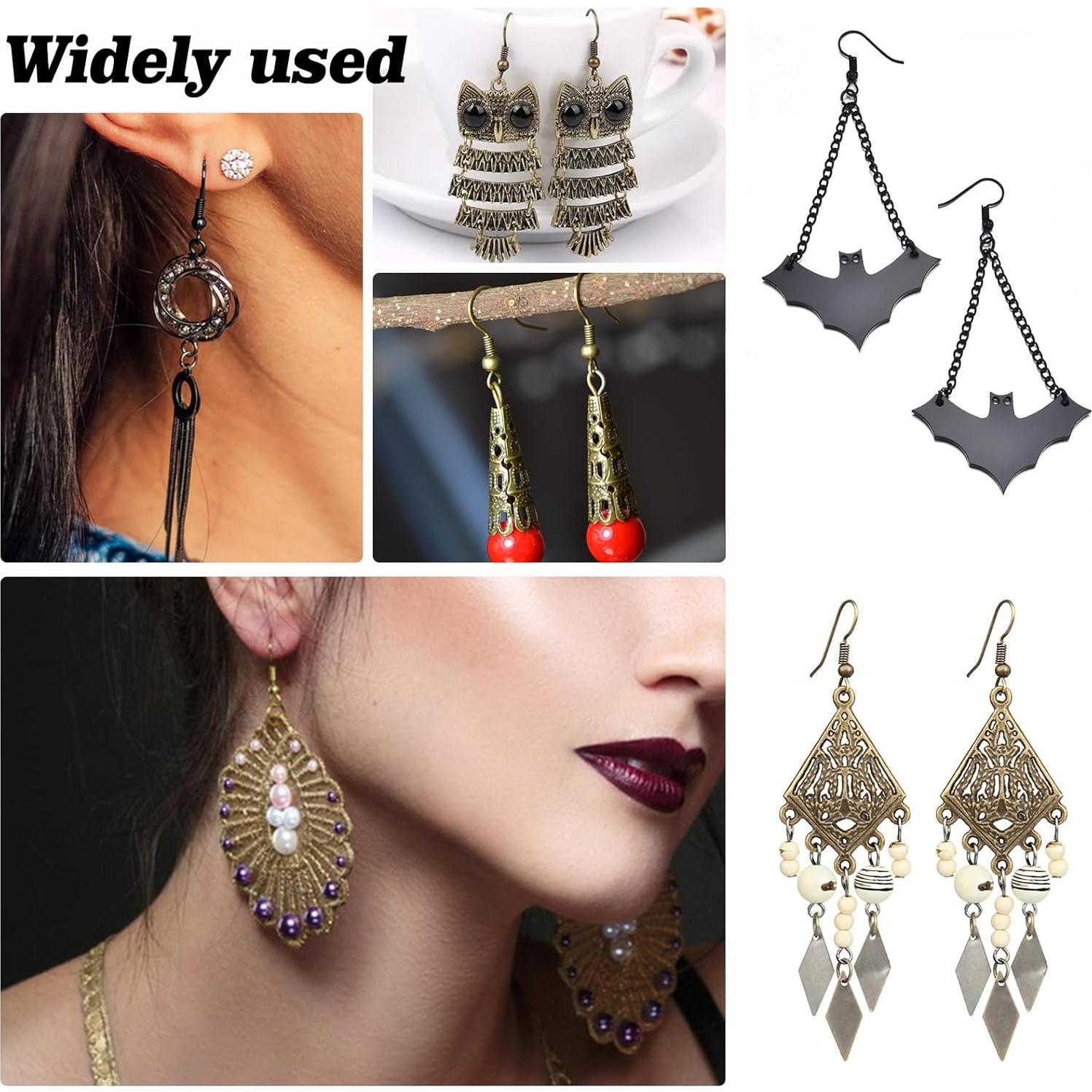 Kit de Ganchos para Pendientes TOAOB 600pcs Hipoalergénicos