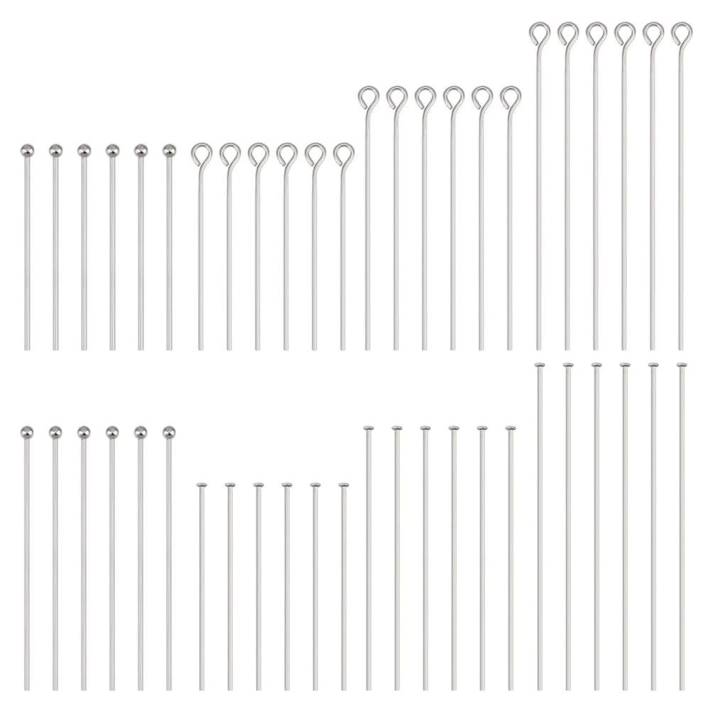 Pasadores de Ojo Acero Inoxidable PH PandaHall 560pcs 30-50mm