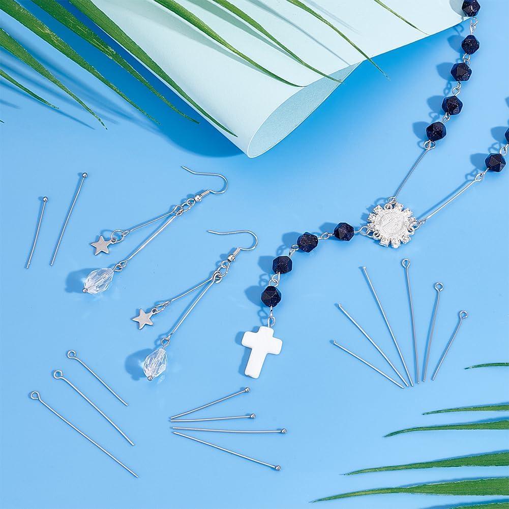 Pasadores de Ojo Acero Inoxidable PH PandaHall 560pcs 30-50mm