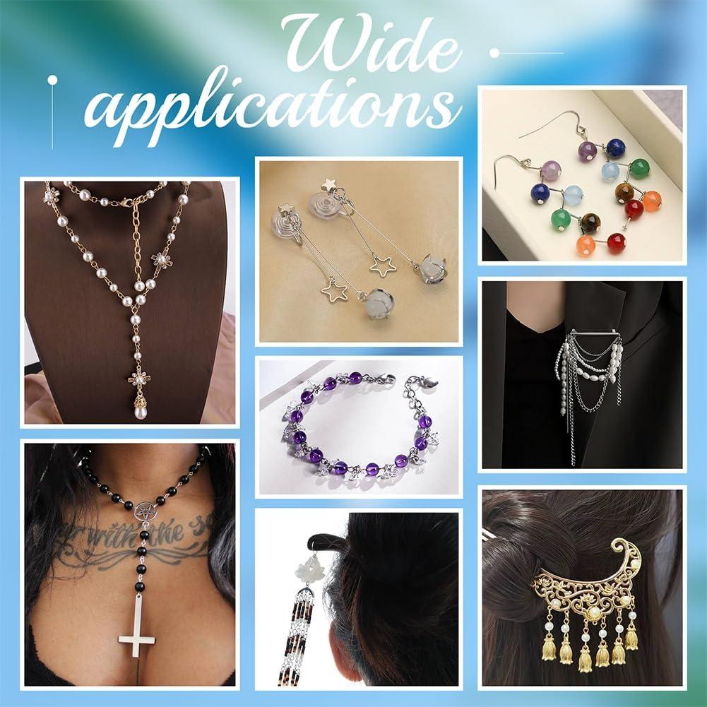 Pasadores de Ojo Acero Inoxidable PH PandaHall 560pcs 30-50mm