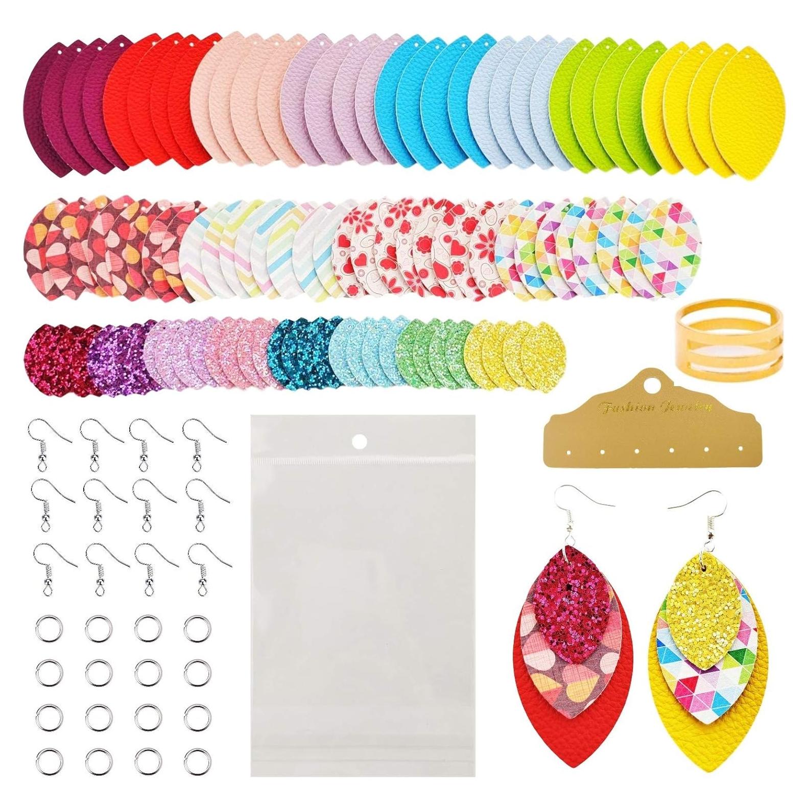 Kit de Fabricación de Pendientes AOUXSEEM 321 Piezas Pastel