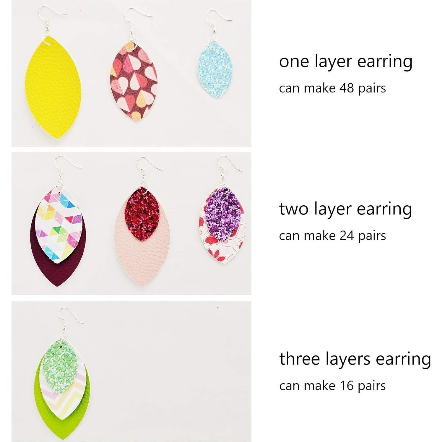 Kit de Fabricación de Pendientes AOUXSEEM 321 Piezas Pastel