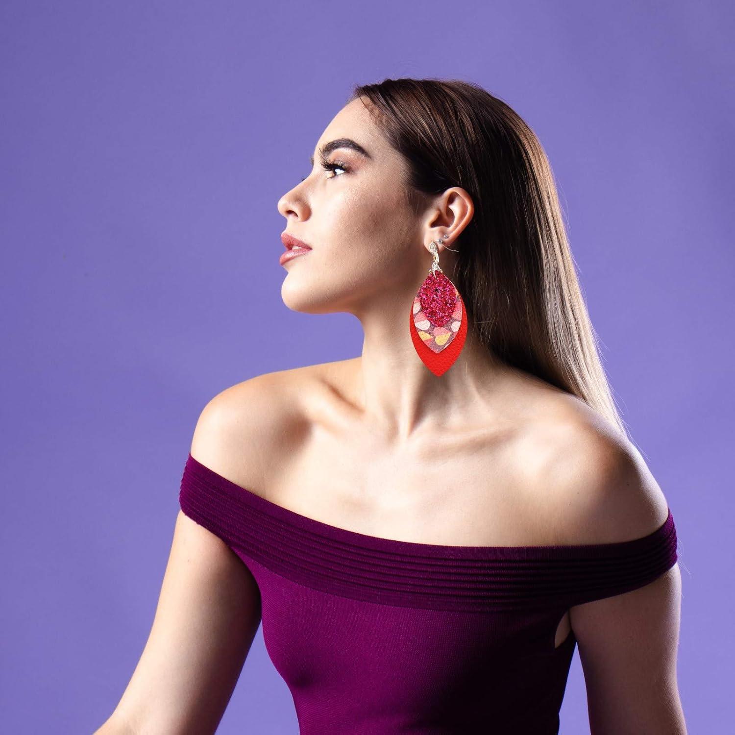 Kit de Fabricación de Pendientes AOUXSEEM 321 Piezas Pastel