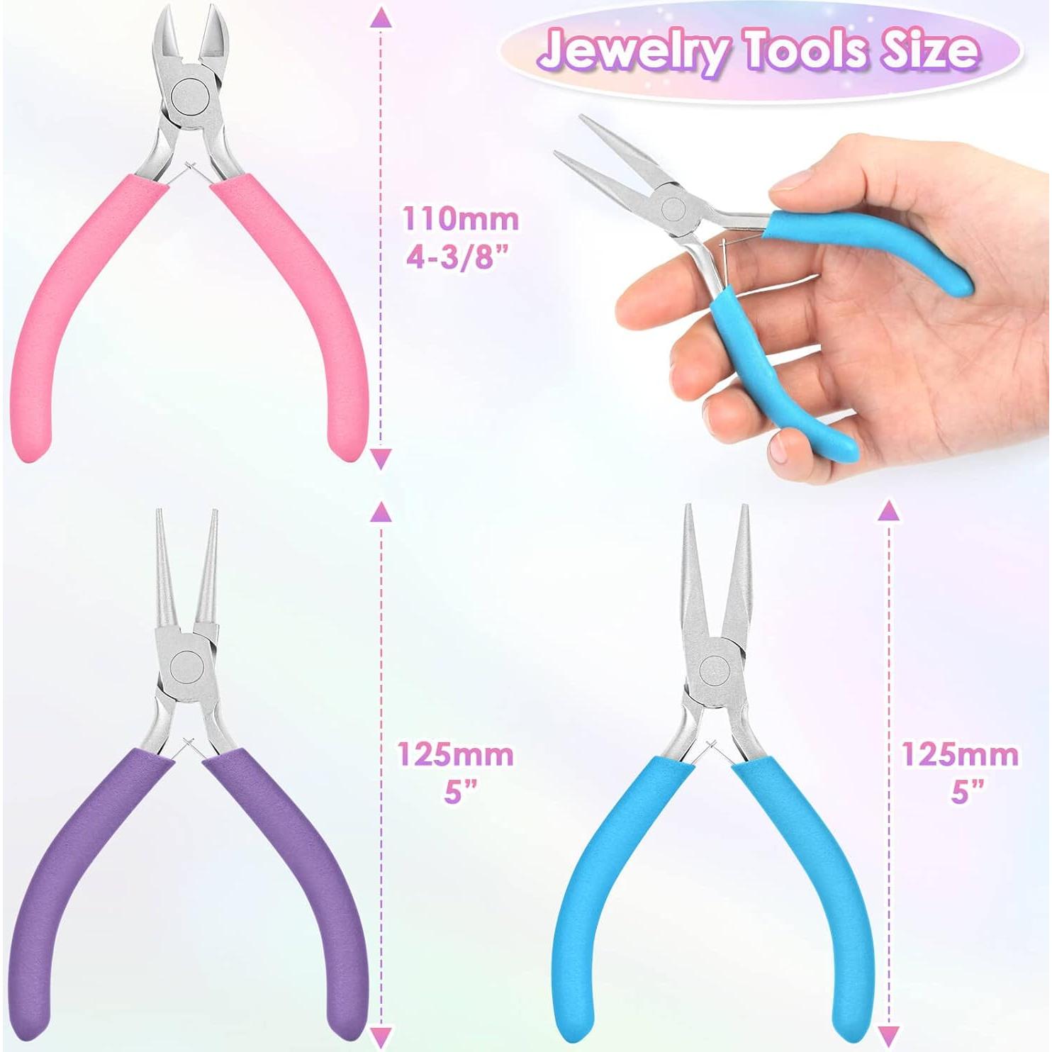 Juego de Alicates para Joyería Shynek - 3 Piezas con Mango Antideslizante