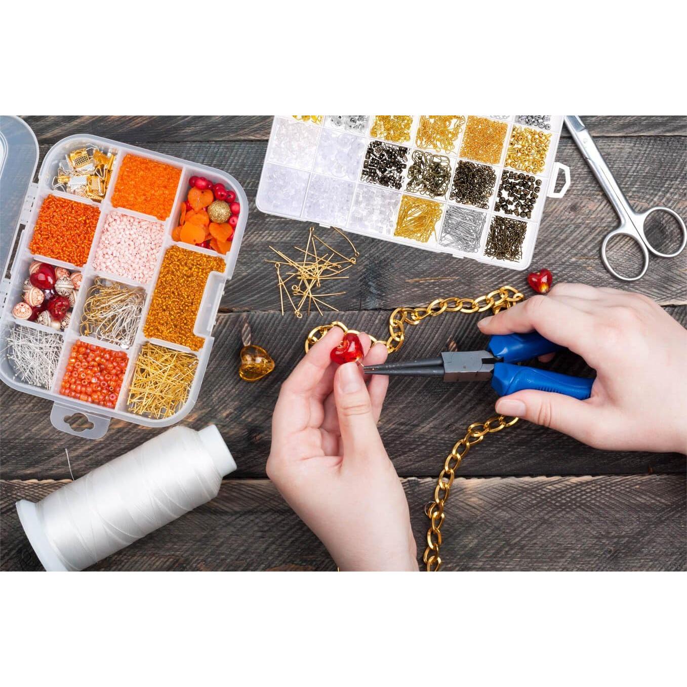 Kit de Suministros para Hacer Pendientes Paxcoo 2400 Piezas